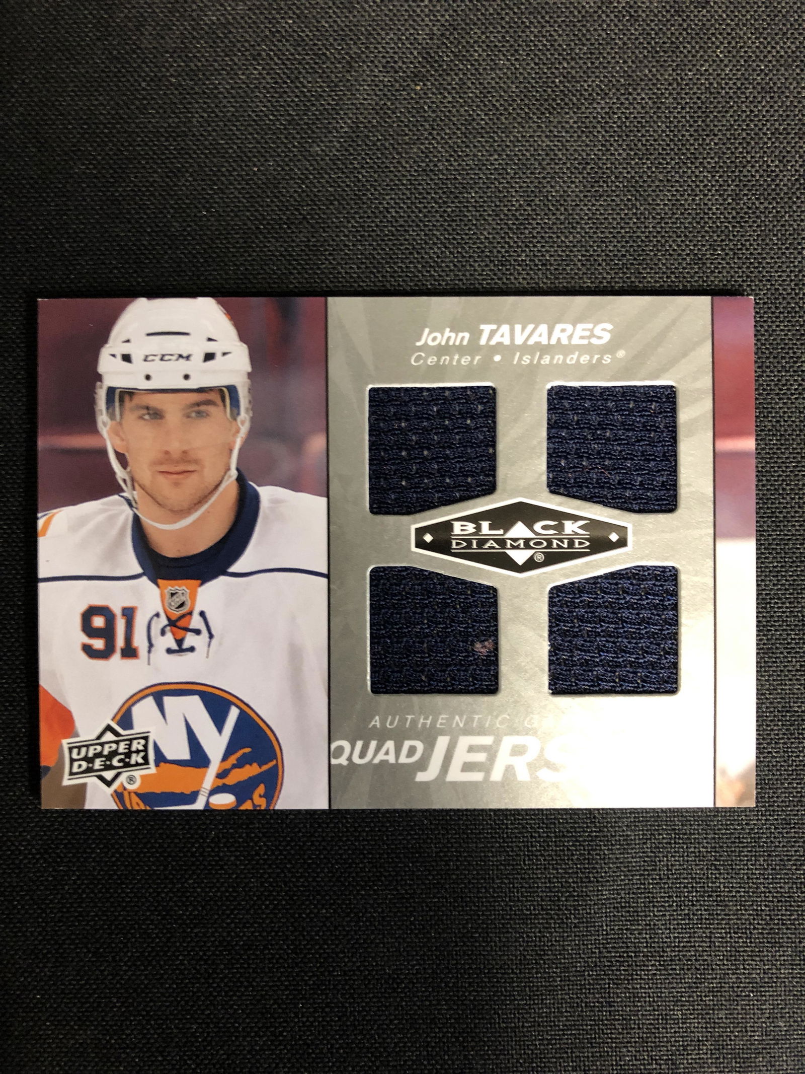 2010-11 UPPER DECK BLACK DIAMOND HOCKEY #QJ-JT JOHN (1 of 2)