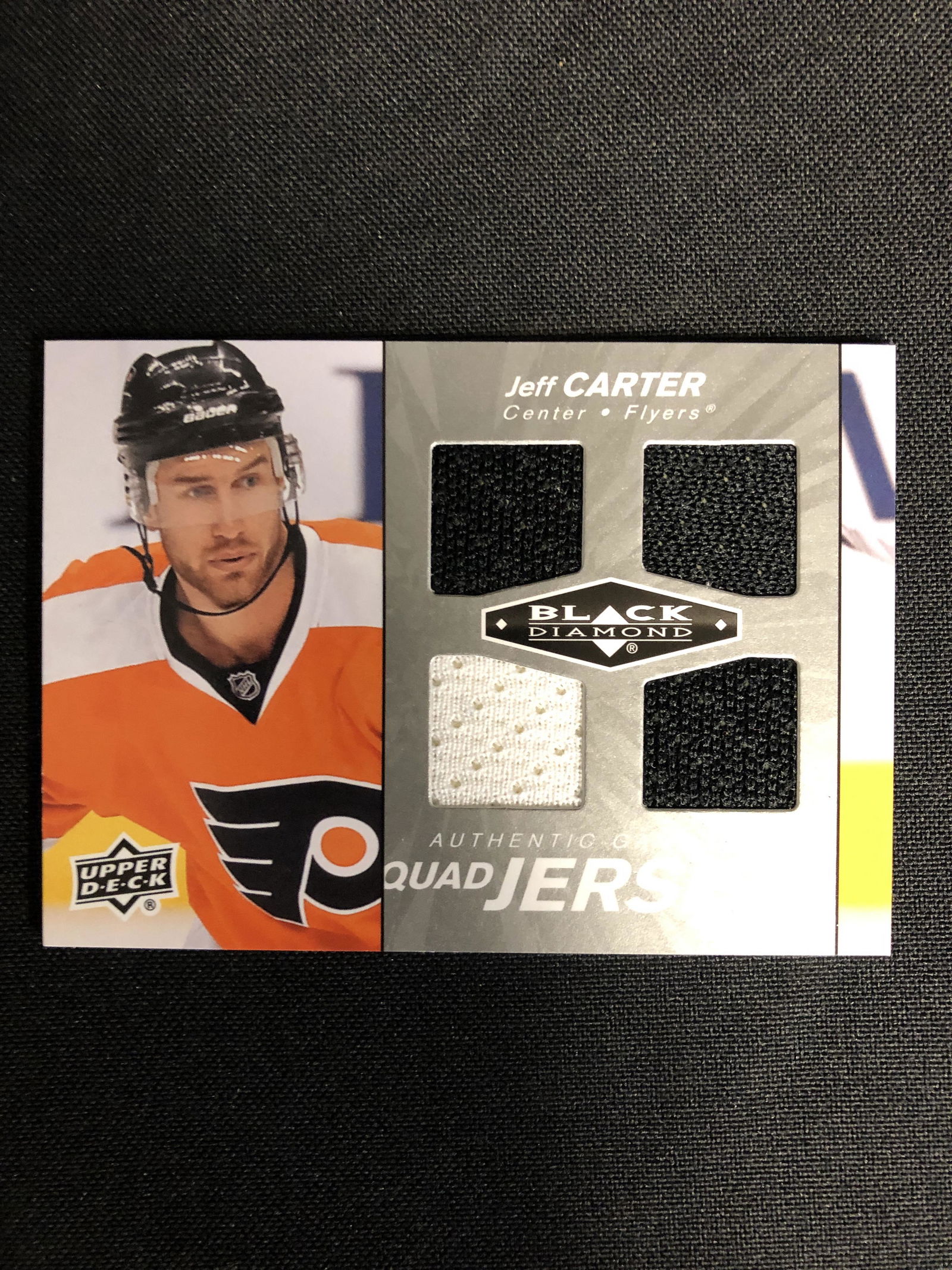 2010-11 UPPER DECK BLACK DIAMOND HOCKEY #QJ-JC JEFF (1 of 2)