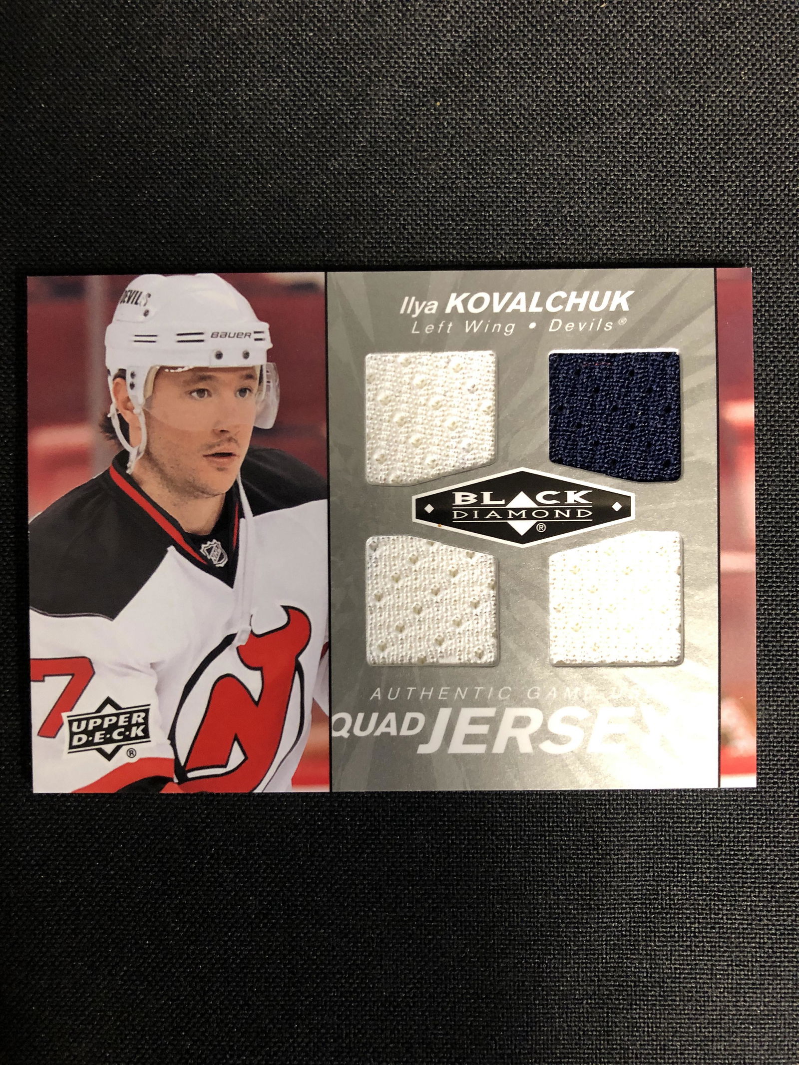 2010-11 UPPER DECK BLACK DIAMOND HOCKEY #QJ-IK ILYA (1 of 2)