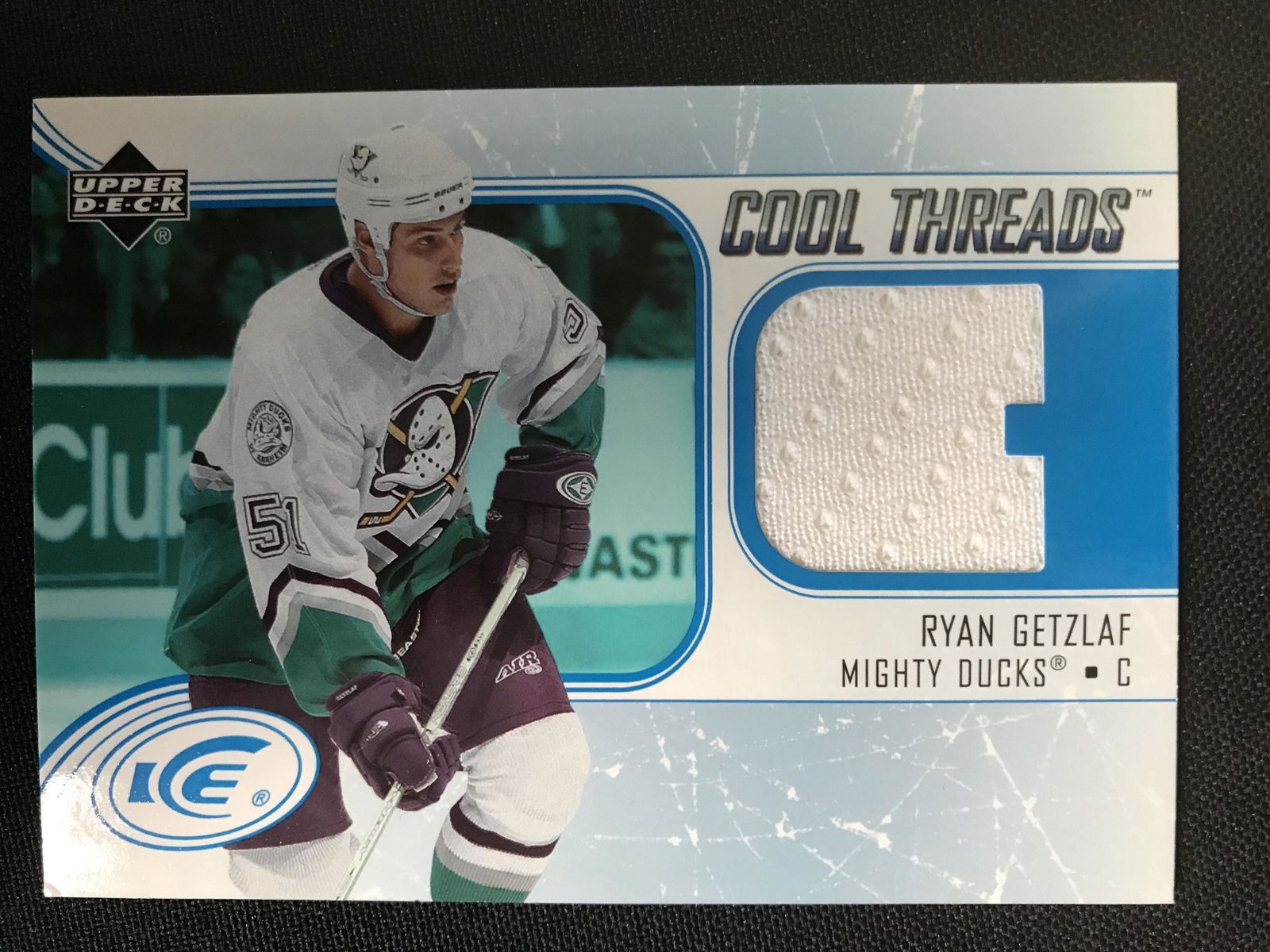 2005-06 Upper Deck Ice Cool Threads #CT-RG Ryan Getzlaf (1 of 1)