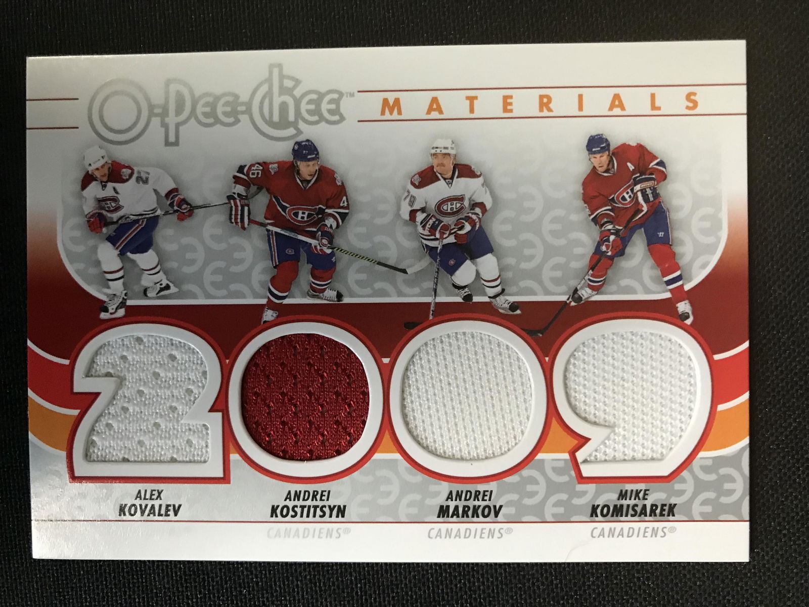 2008-09 O-PEE-CHEE MATERIALS KOVALEV/ KOSTITSYN/ (1 of 1)