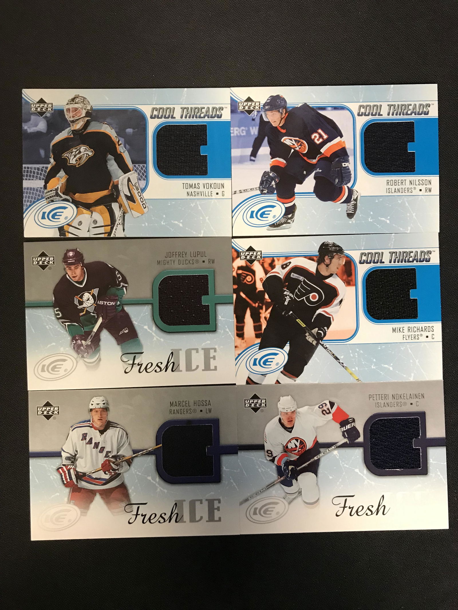 UPPER DECK FRESH ICE/ COOL THREADS HOCKEY CARD LOT (1 of 1)