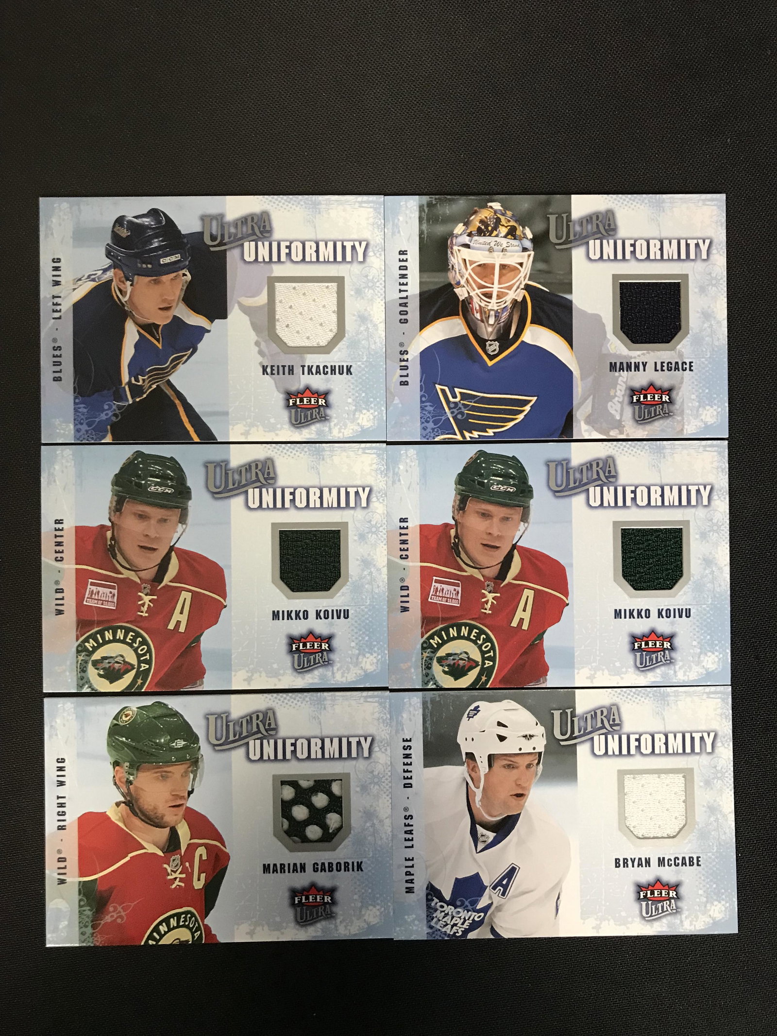 FLEER ULTRA UNIFORMITY HOCKEY CARD LOT: FLEER ULTRA UNIFORMITY HOCKEY CARD LOT