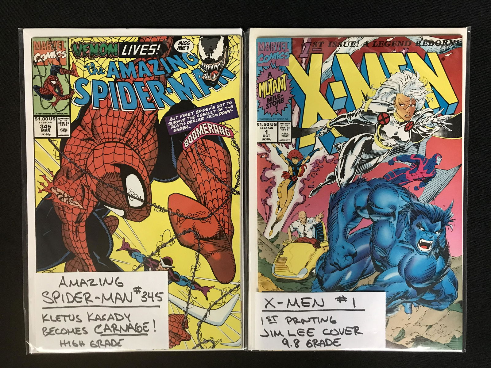 THE AMAZING SPIDER-MAN #345/ X-MEN #1 (MARVEL COMICS) (1 of 1)