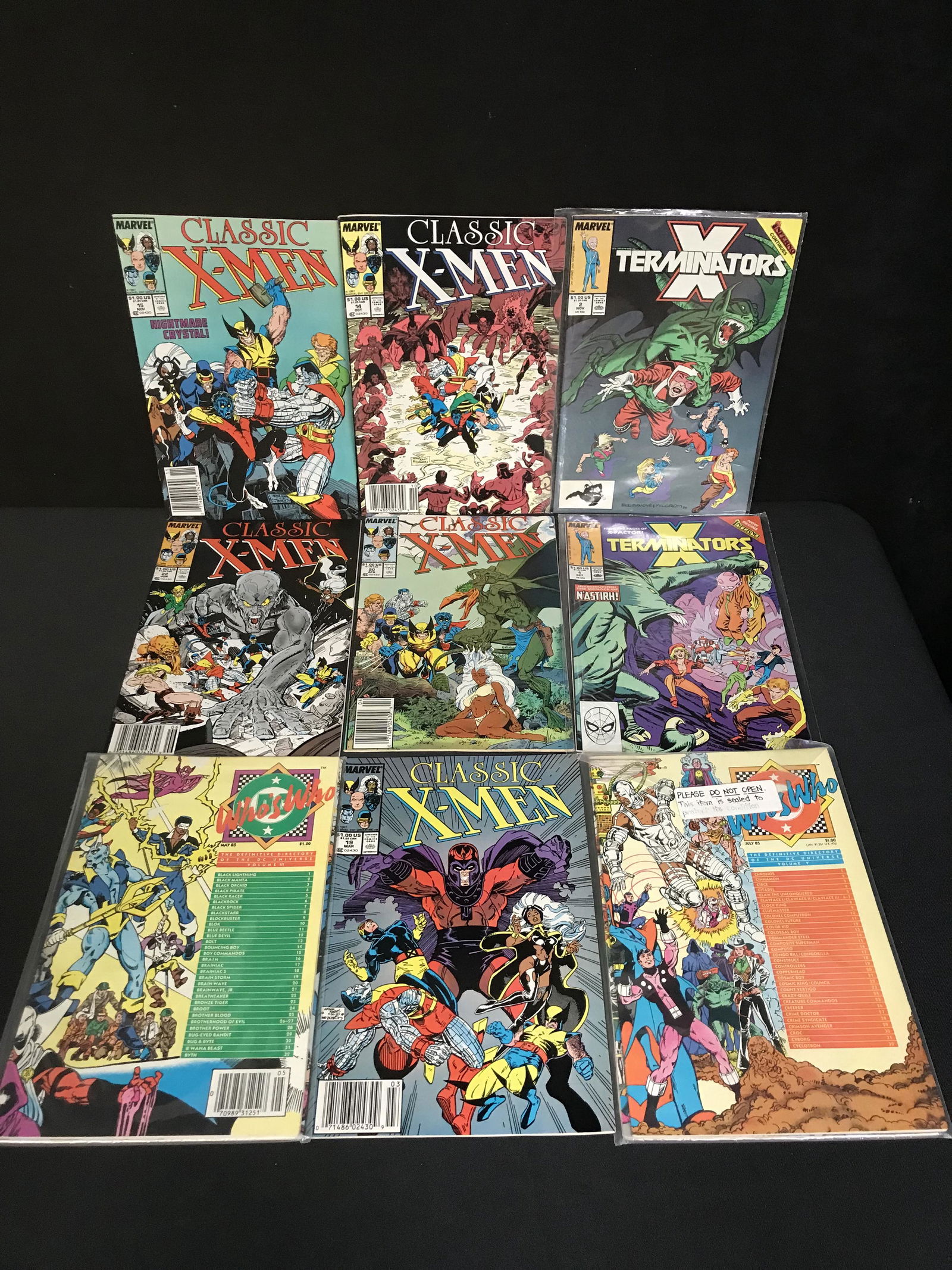 CLASSIC X-MEN/ X-TERMINATORS COMIC BOOK LOT (MARVEL (1 of 1)