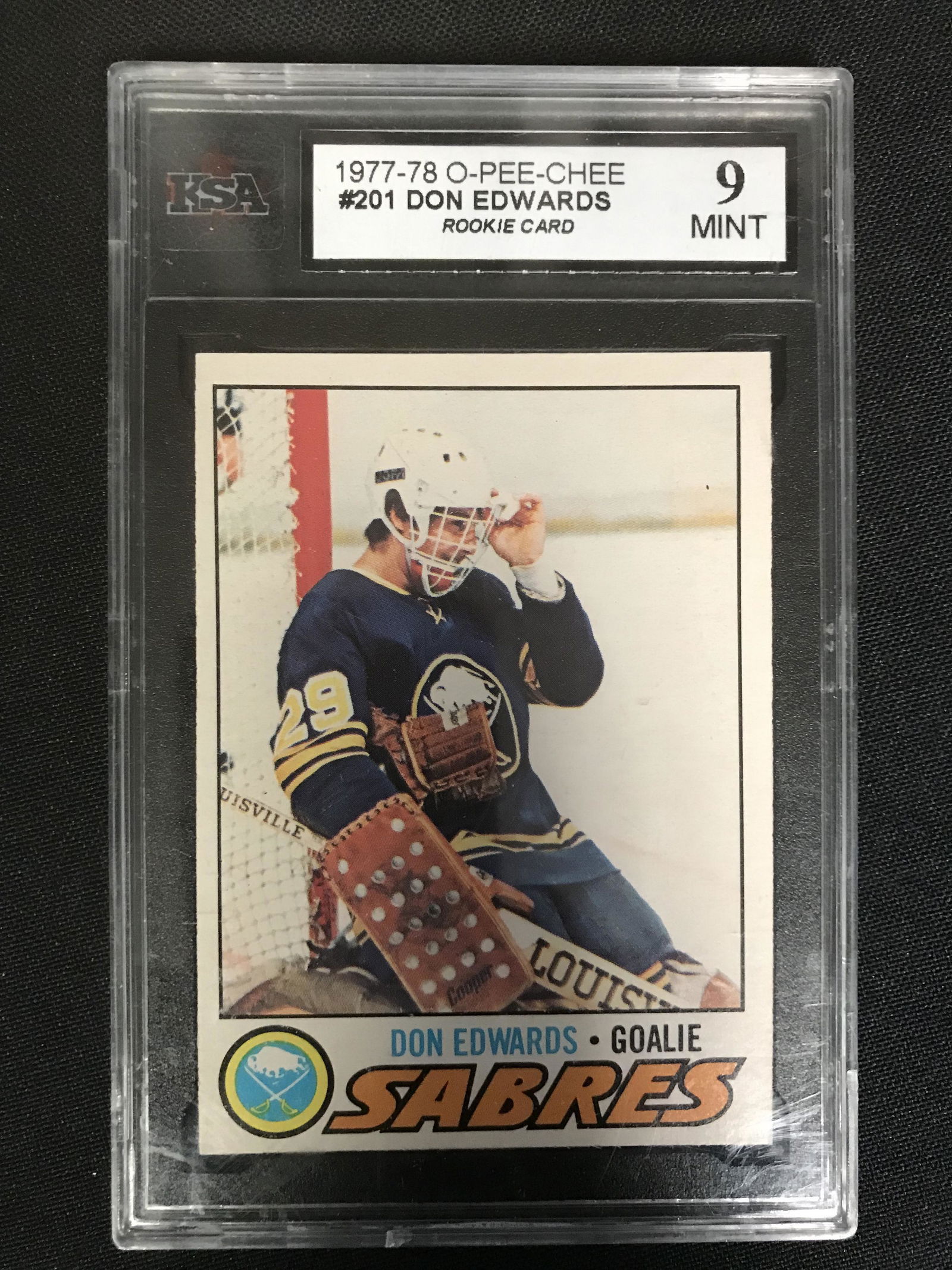 1978 OPC DON EDWARDS ROOKIE CARD ( KSA 9) (1 of 1)