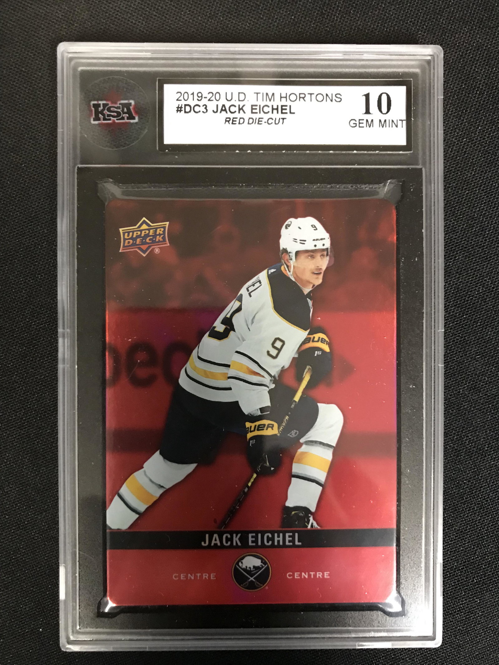 2019-20 UD TIM HORTONS JACK EICHEL ( KSA 10): 2019-20 UD TIM HORTONS JACK EICHEL ( KSA 10)