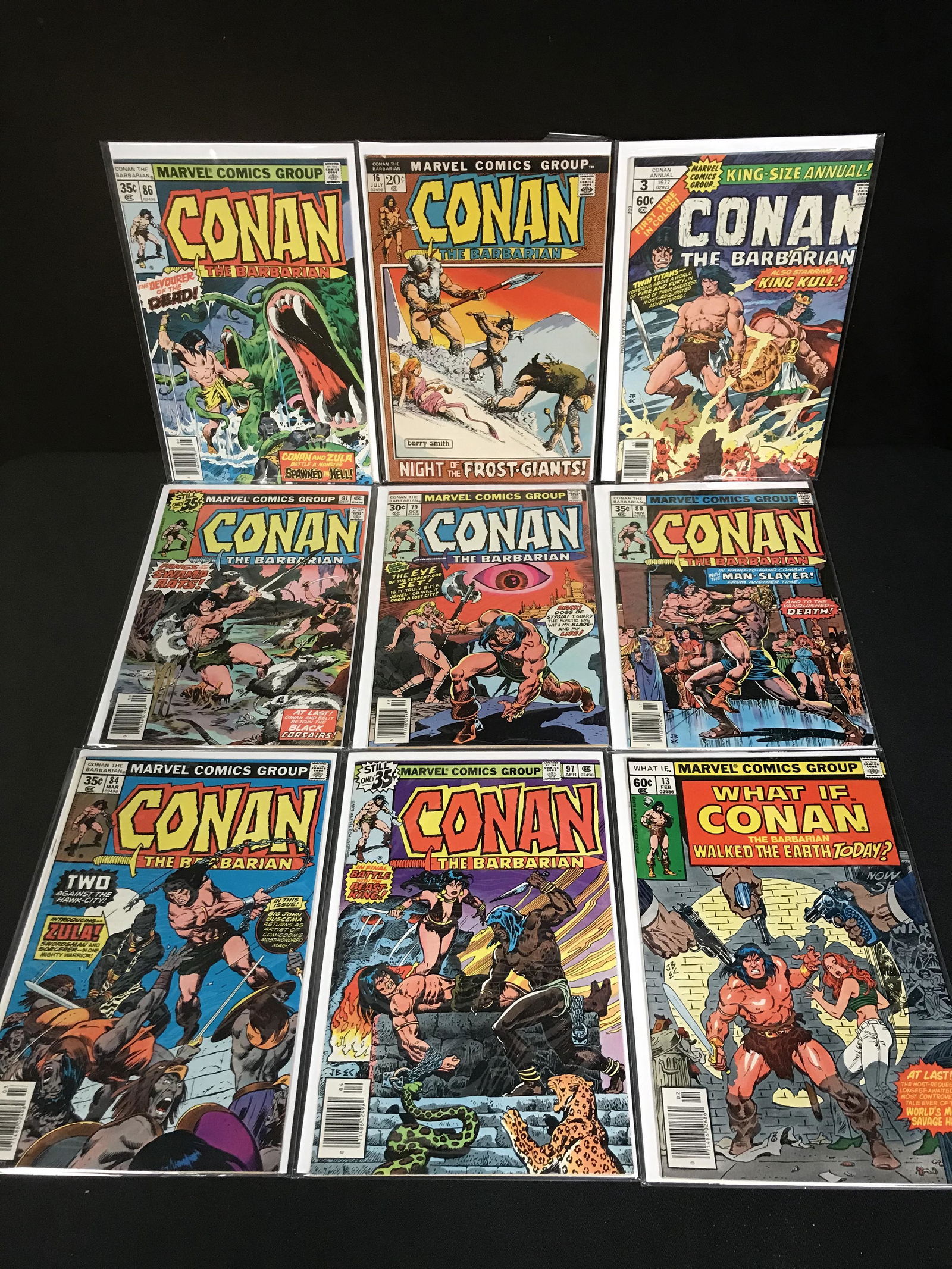 CONAN THE BARBARIAN BRONZE AGE COMIC BOOK LOT (1 of 1)