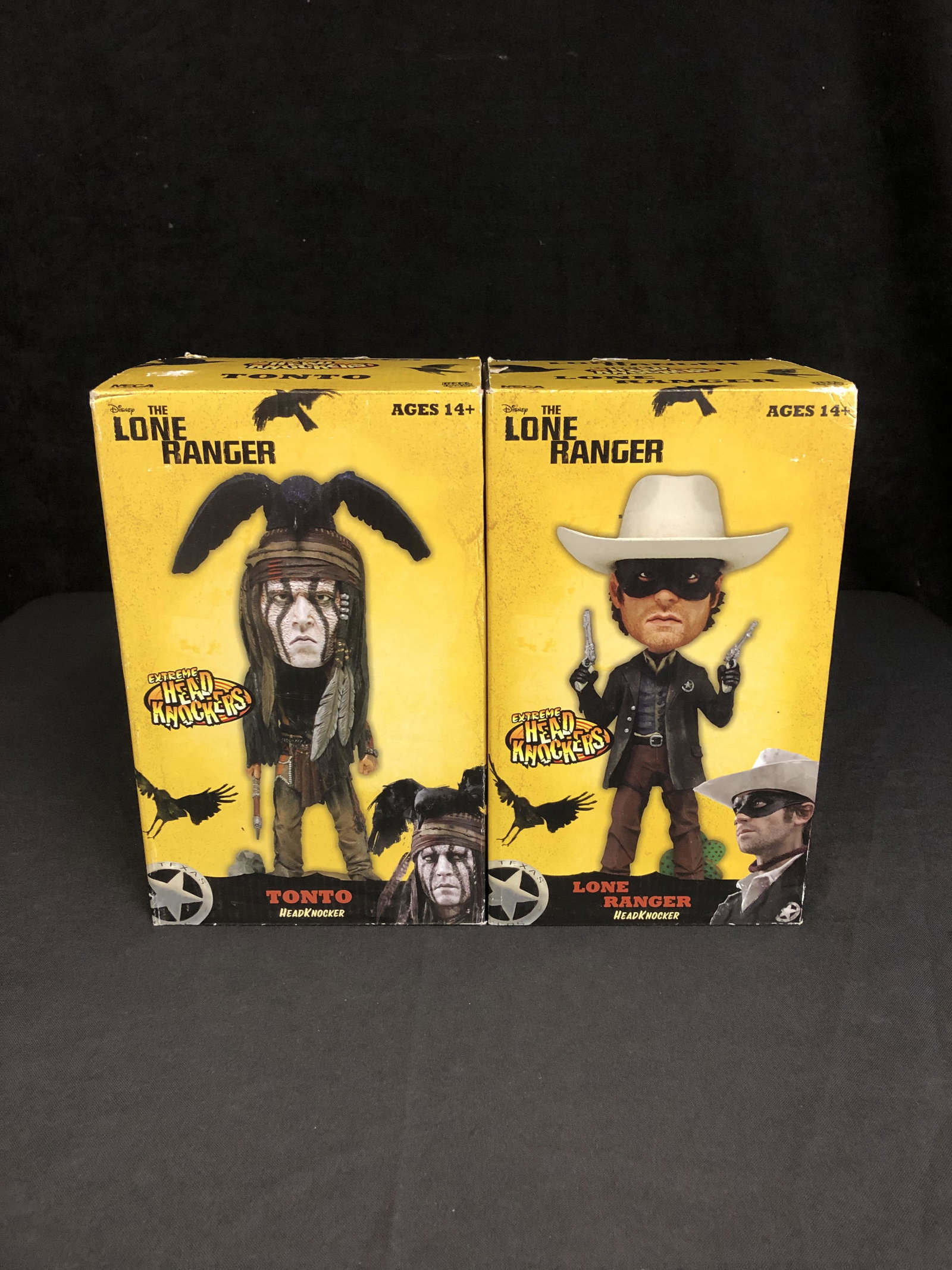 THE LONE RANGER EXTREME HEAD KNOCKERS LOT: THE LONE RANGER EXTREME HEAD KNOCKERS LOT