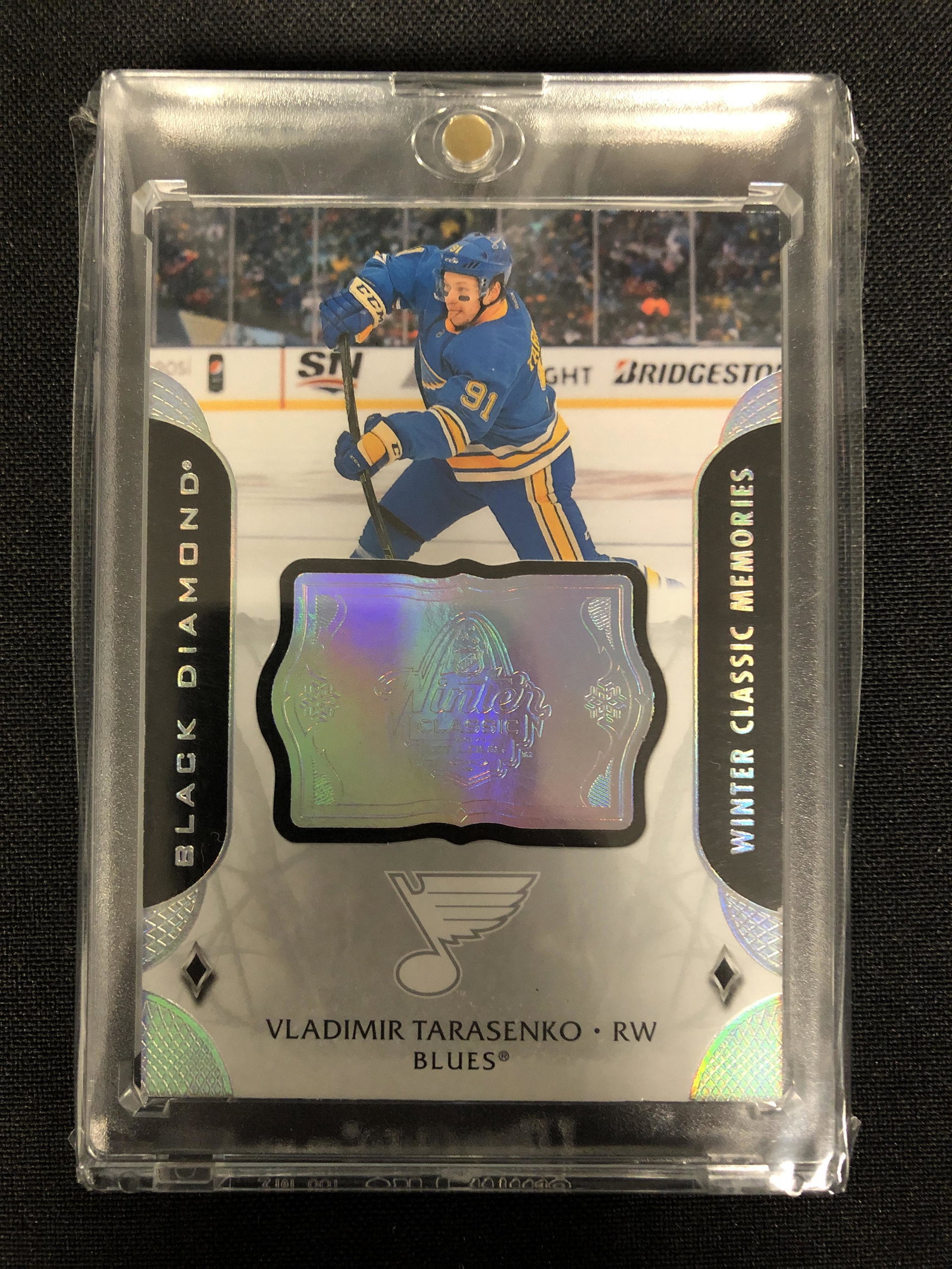 2020-21 UD BLACK DIAMOND #WC-VT VLADIMIR TARASENKO: 2020-21 UD BLACK DIAMOND #WC-VT VLADIMIR TARASENKO WINTER CLASSIC MEMORIES