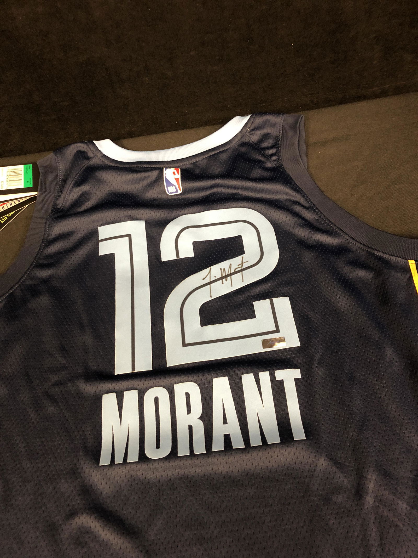 JA MORANT SIGNED MEMPHIS GRIZZLIES PRO NIKE JERSEY (PAN (1 of 5)