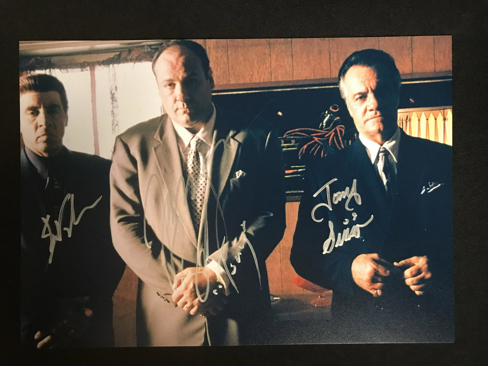 SOPRANOS CAST SIGNED 8 X 10 ( RA COA): SOPRANOS CAST SIGNED 8 X 10 ( RA COA)GANDOLFINI, SIRICO