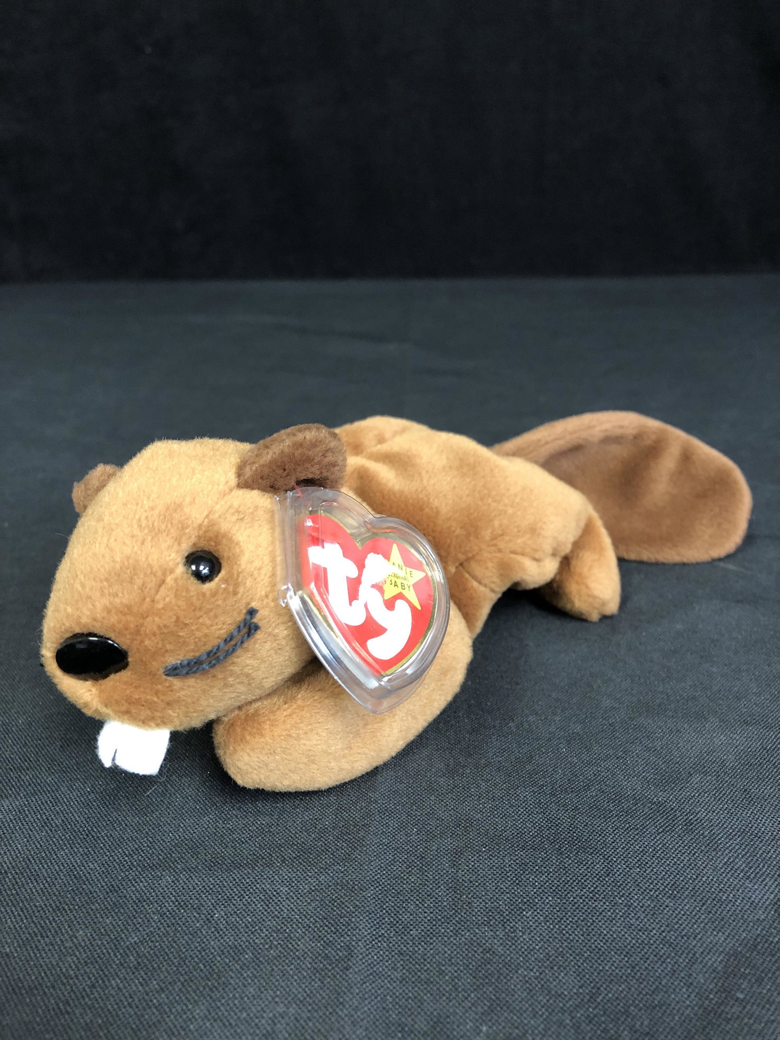 TY BEANIE BABY "BUCKY THE BEAVER" RETIRED 1995 PLUSH TO: TY BEANIE BABY "BUCKY THE BEAVER" RETIRED 1995 PLUSH TOY