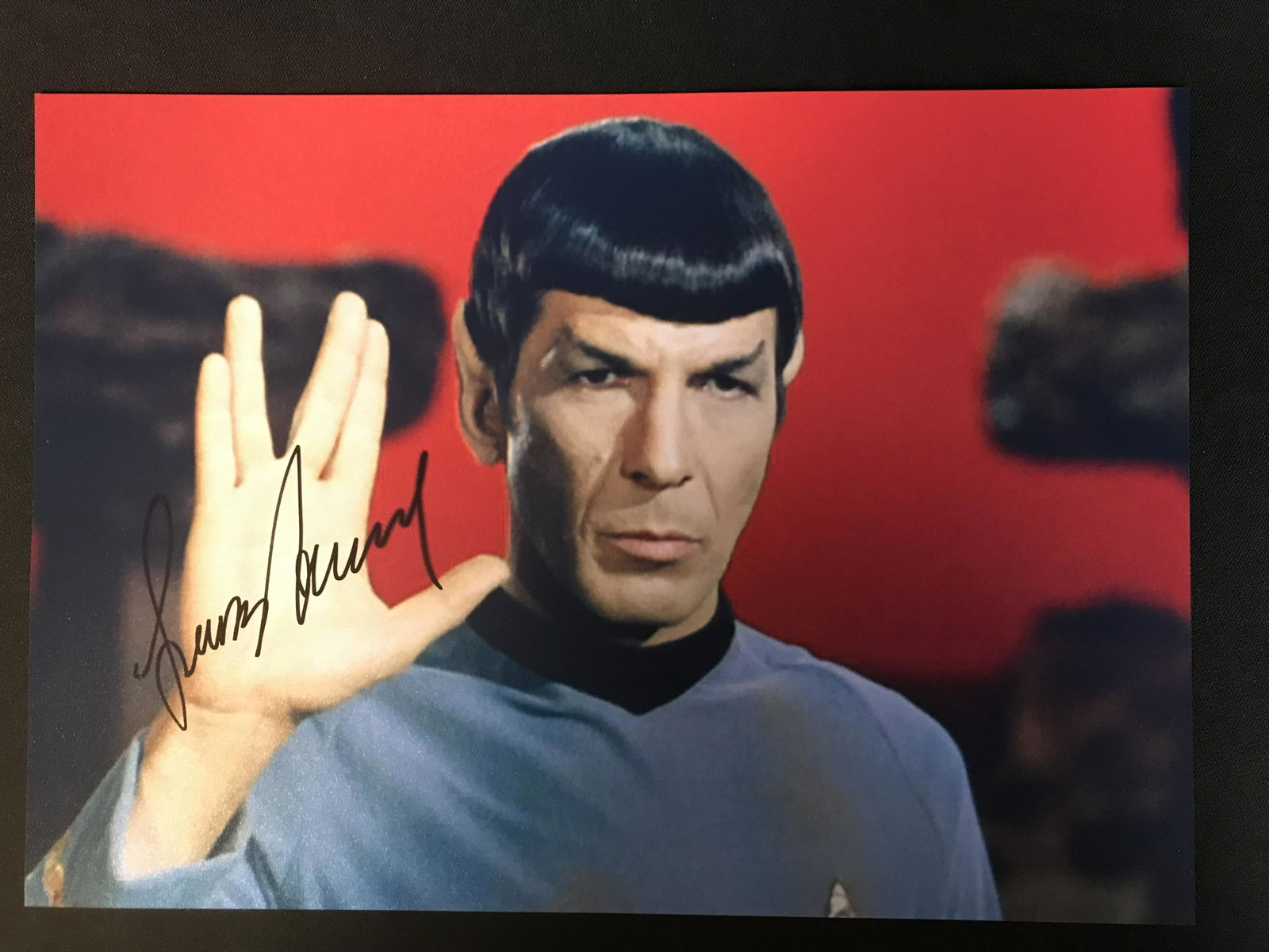 LEONARD NIMOY SIGNED 8X10 PHOTO (RA COA) (1 of 3)