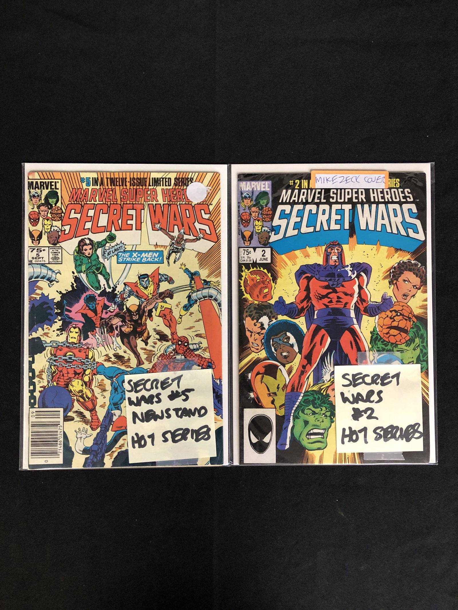 MARVEL COMICS SECRET WARS COMIC BOOK LOT (1 of 1)
