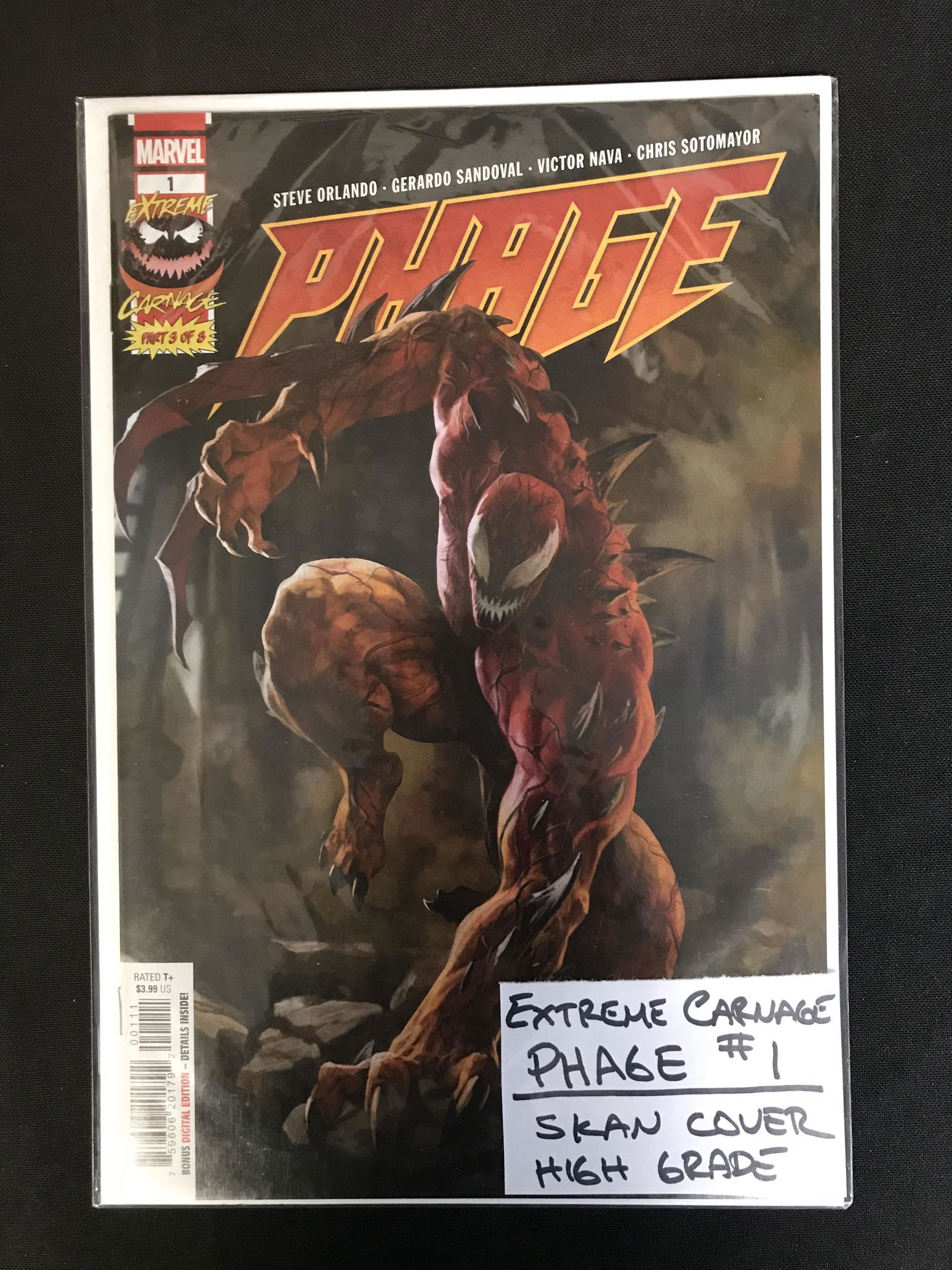 EXTREME CARNAGE PHAGE #1 (MARVEL COMICS) (1 of 1)