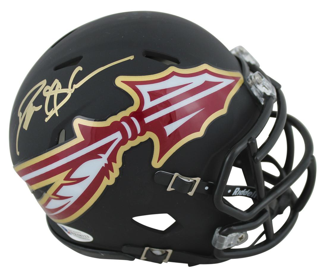 DEION SANDERS SIGNED FLORIDA STATE SENTINALS FULL SIZE (1 of 2)