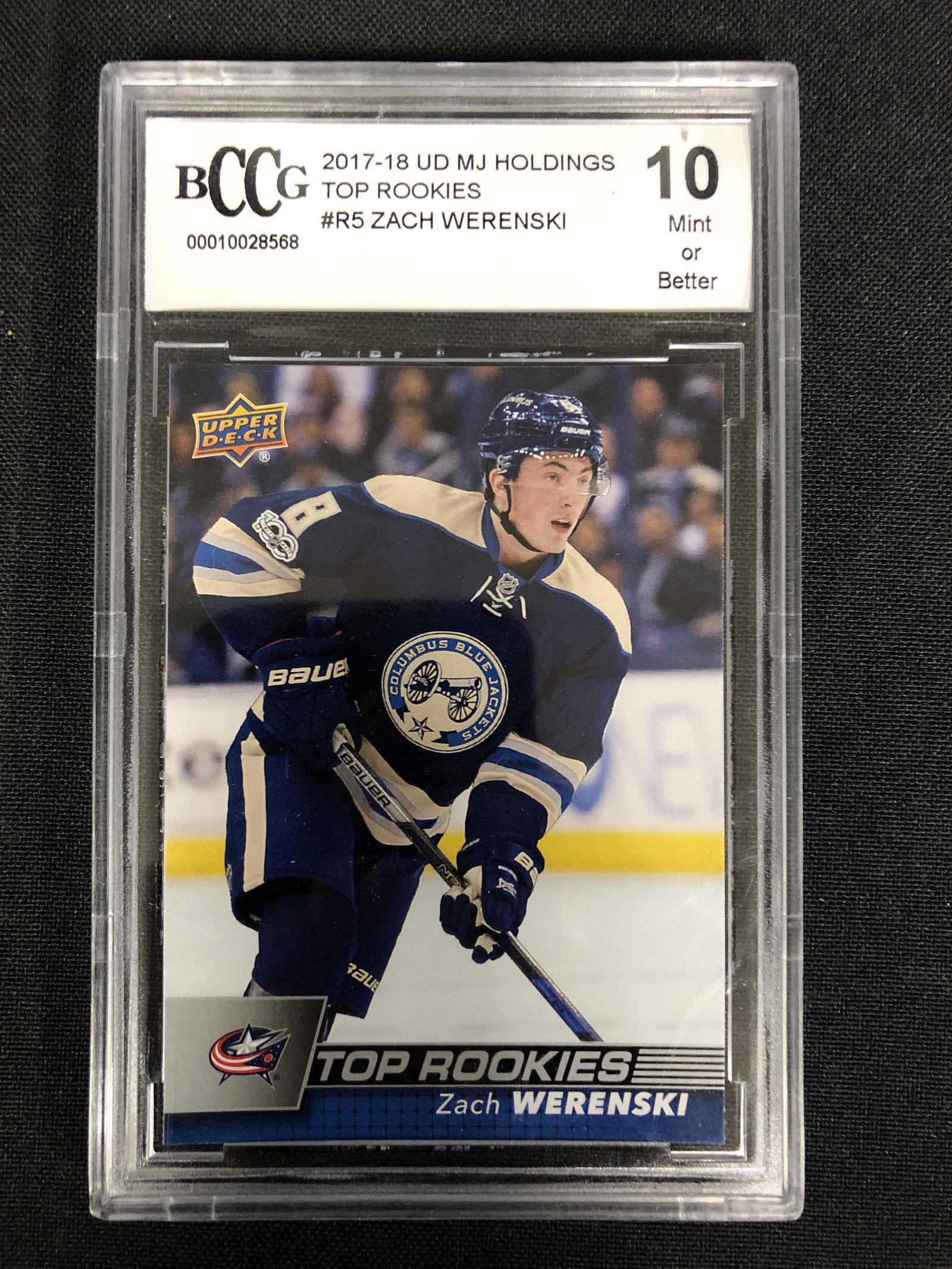 12017-18 UD MJ HOLDINGS ZACH WERENSKI ROP ROOKIES (BCCG (1 of 2)
