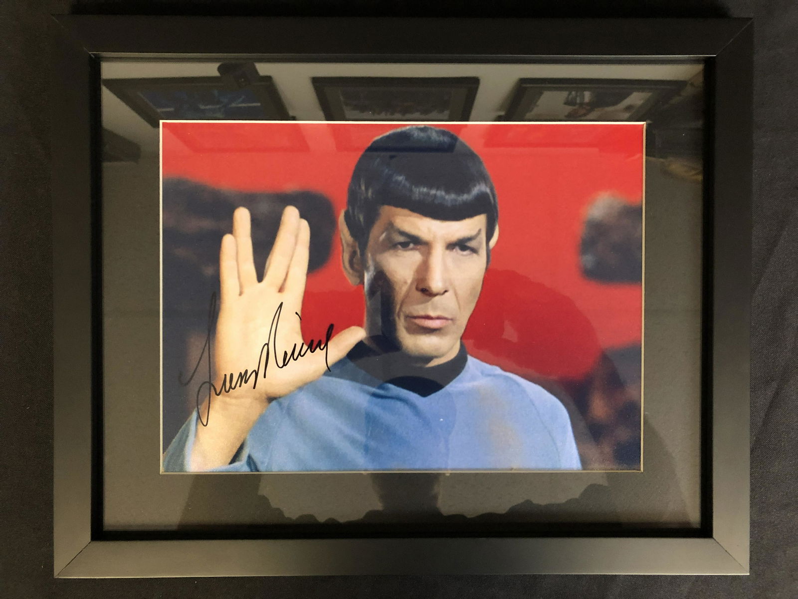 LEONARD NIMOY SIGNED FRAMED 8X10 PHOTO (RA COA) (1 of 3)