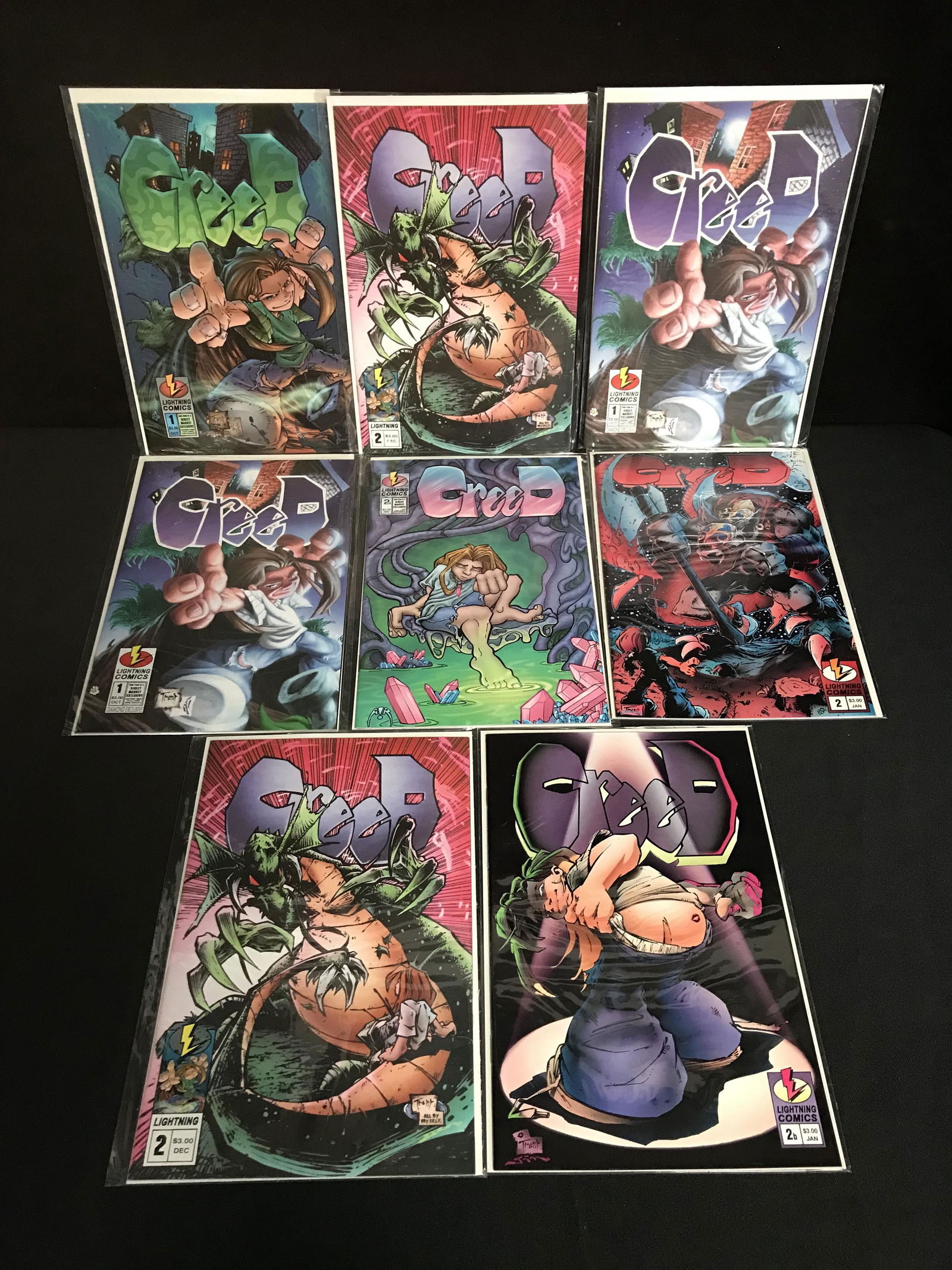 LIGHTNING COMICS CREED COMIC BOOK LOT (1 of 1)