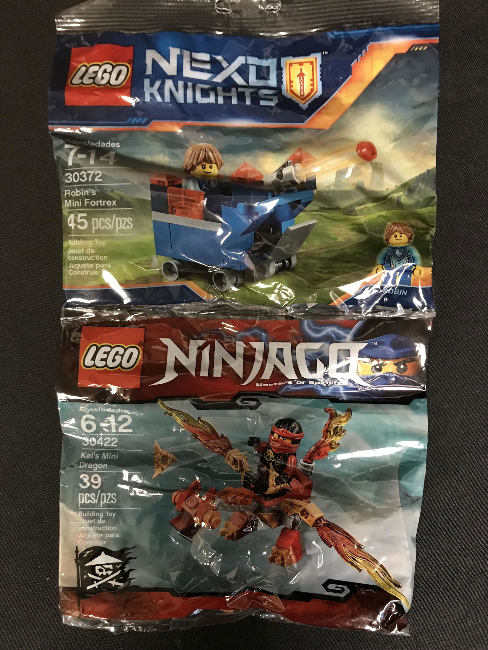 SEALED LEGO POLYBAG LOT (NINJAGO/ NEXO KNIGHTS) (1 of 1)