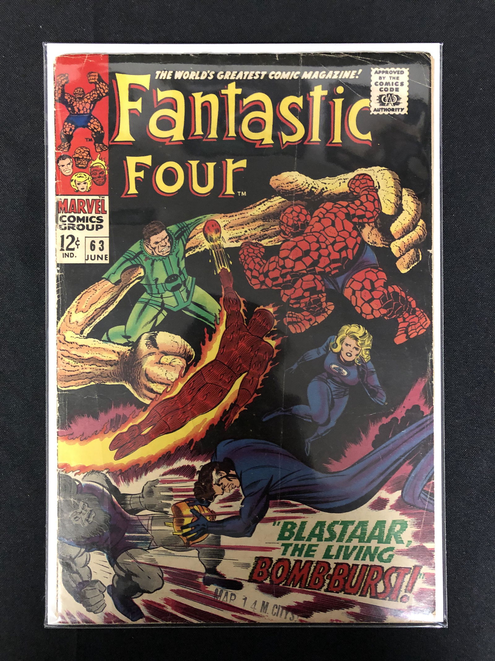 MARVEL COMICS FANTASTIC FOUR NO. 63 (1 of 1)