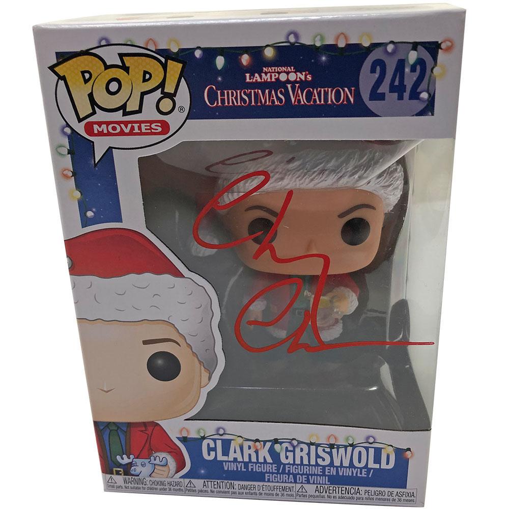 CHEVY CHASE SIGNED CLARK GRISWOLD FUNKO POP ( BECKETT (1 of 1)