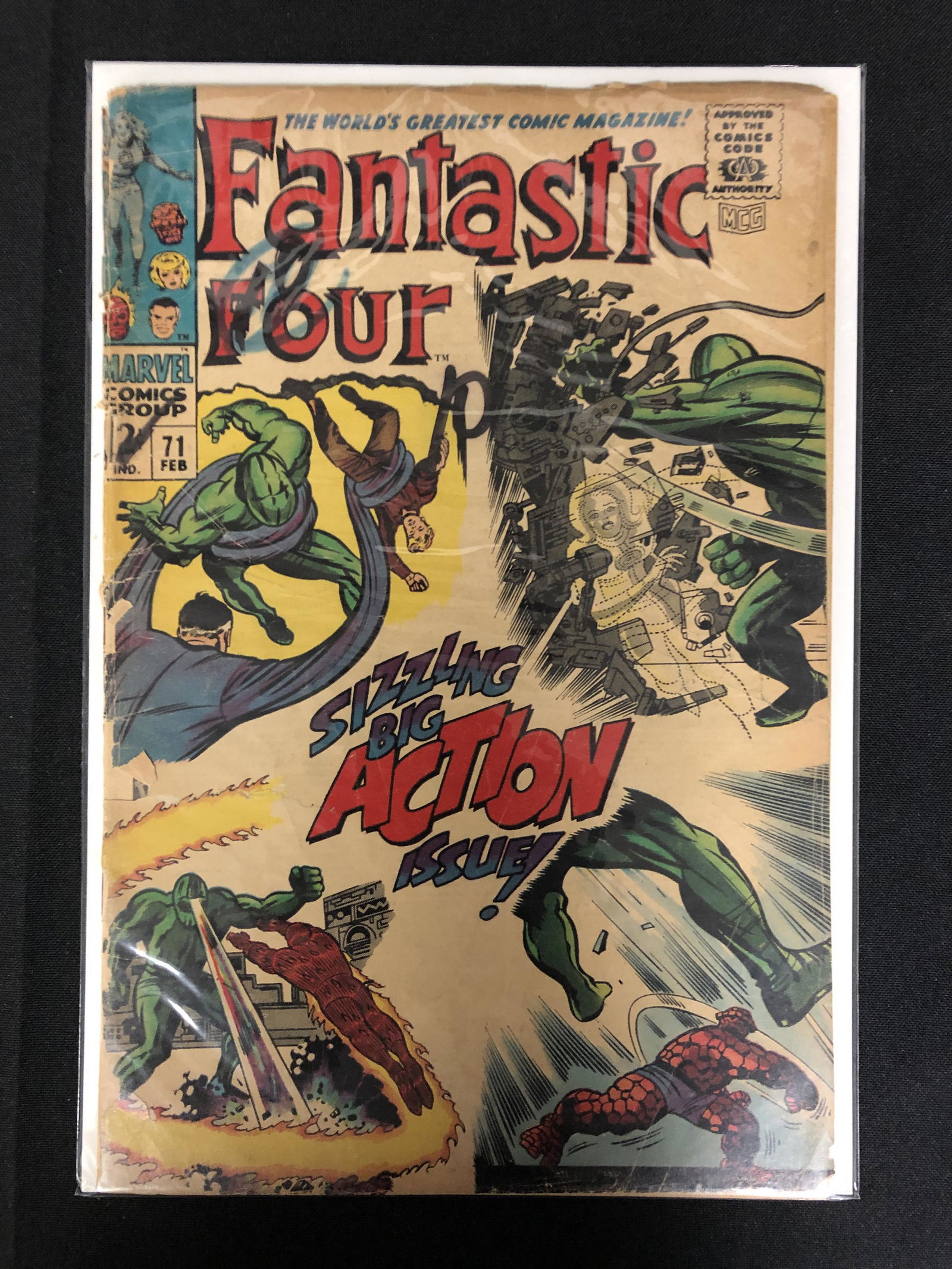 MARVEL COMCIS FANTASTIC FOUR 71 (1 of 1)