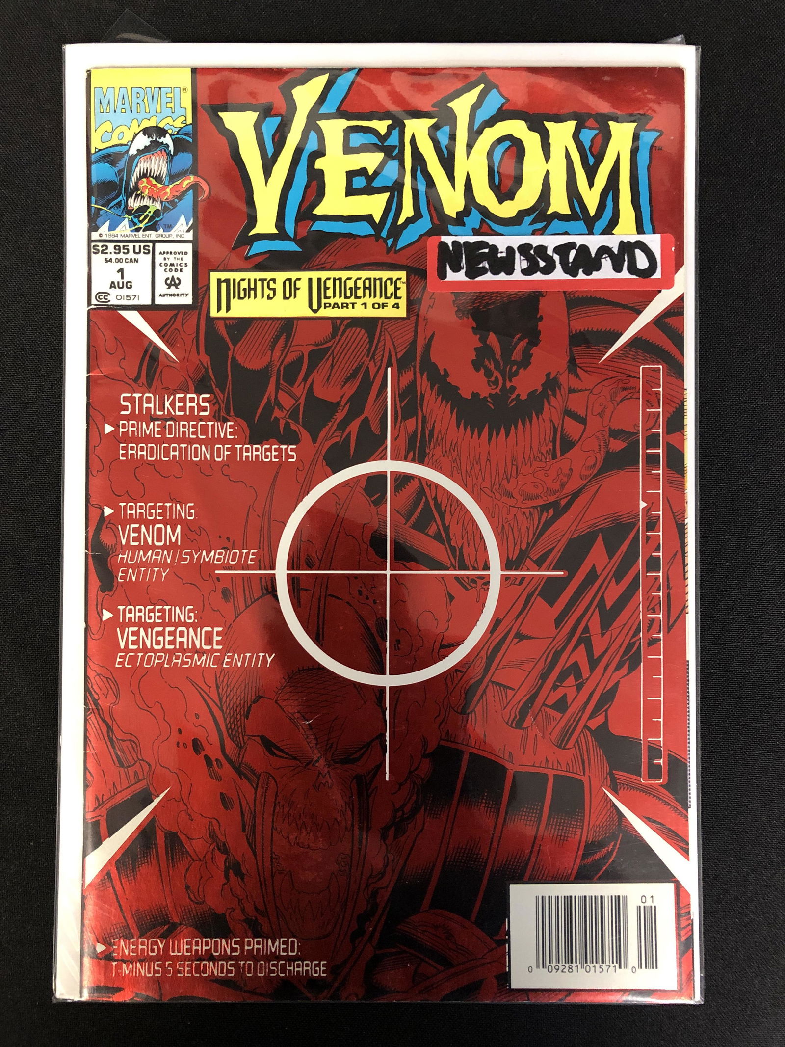 MARVEL COMICS VENOM NO.1 NEWSTAND (1 of 1)