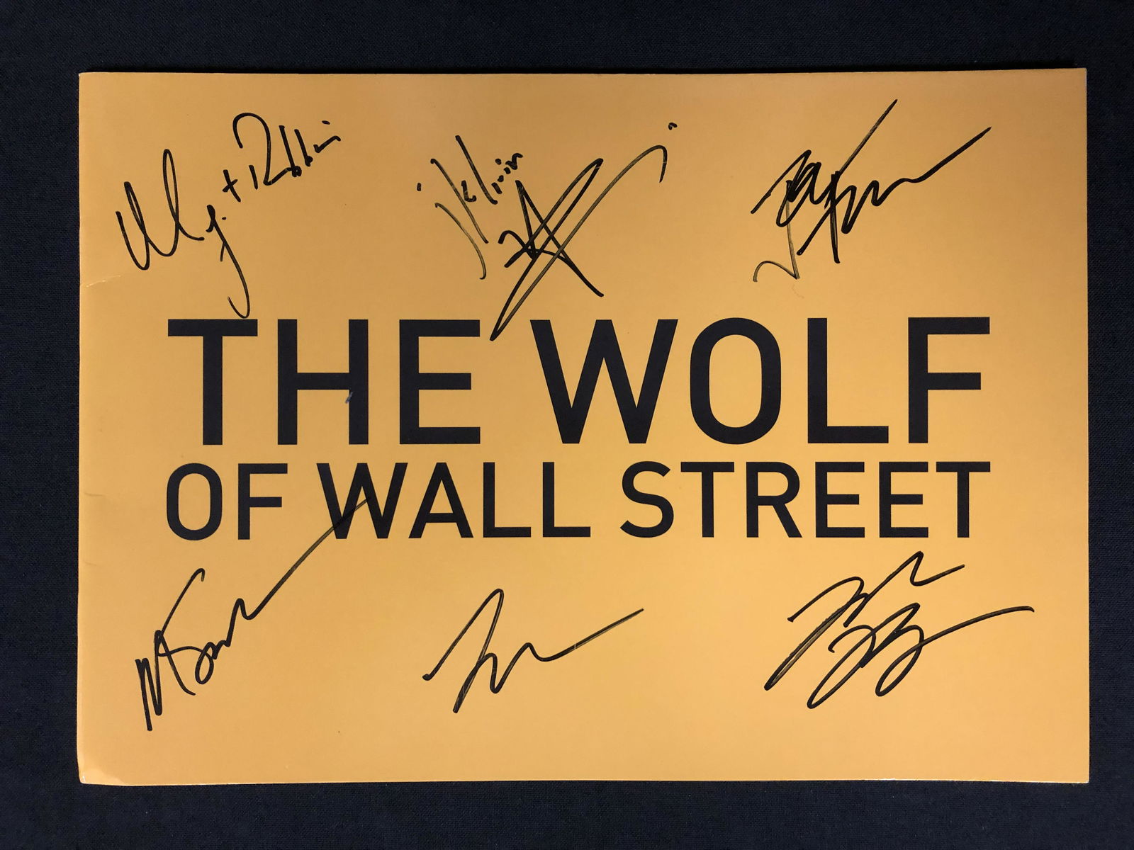 THE WOLF ON WALL STREET CAST SIGNED 8 X 10 ( RA COA) (1 of 3)