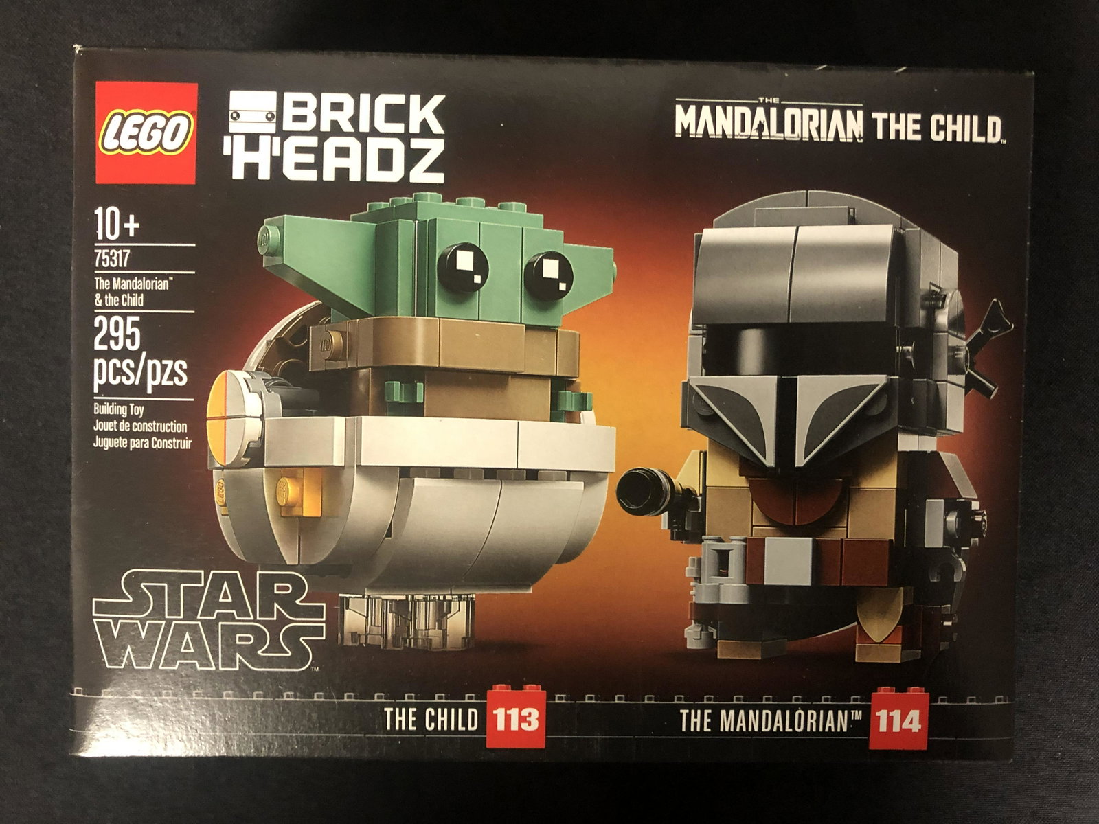 SEALED LEGO BRICK HEADS 75317 THE MANDALORIAN AND THE C: SEALED LEGO BRICK HEADS 75317 THE MANDALORIAN AND THE CHILD