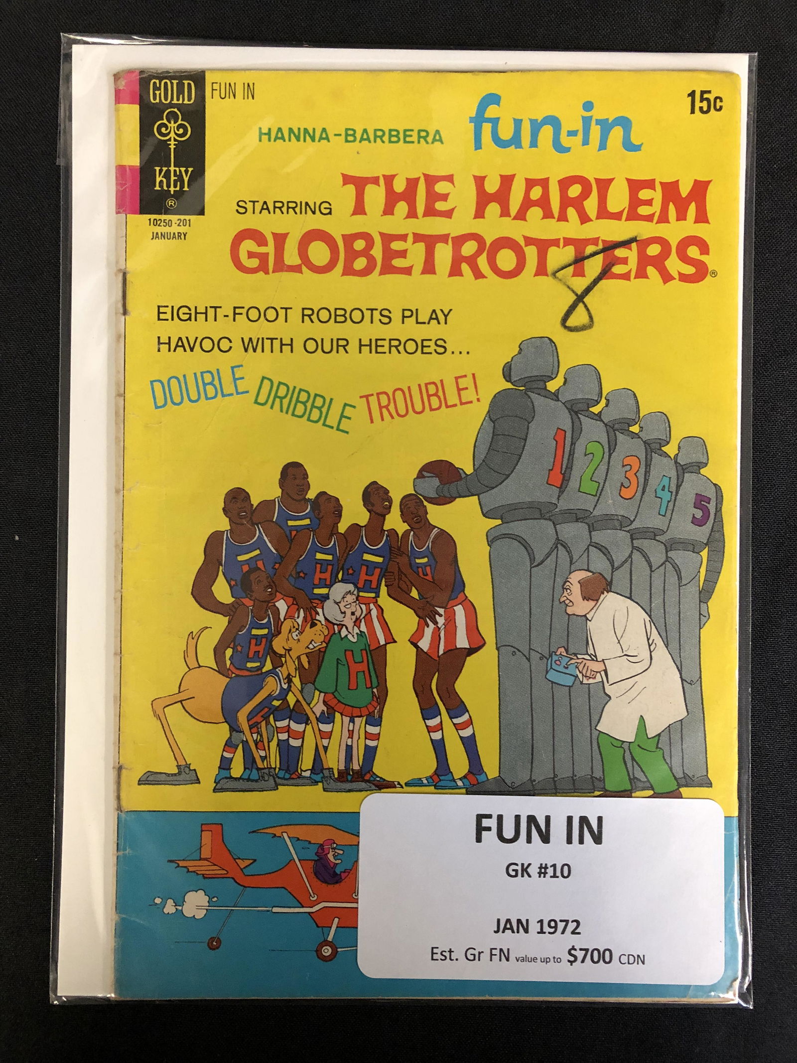 GOLD KEY COMICS THE HARLEM GLOBETROTTERS COMIC BOOK (1 of 1)