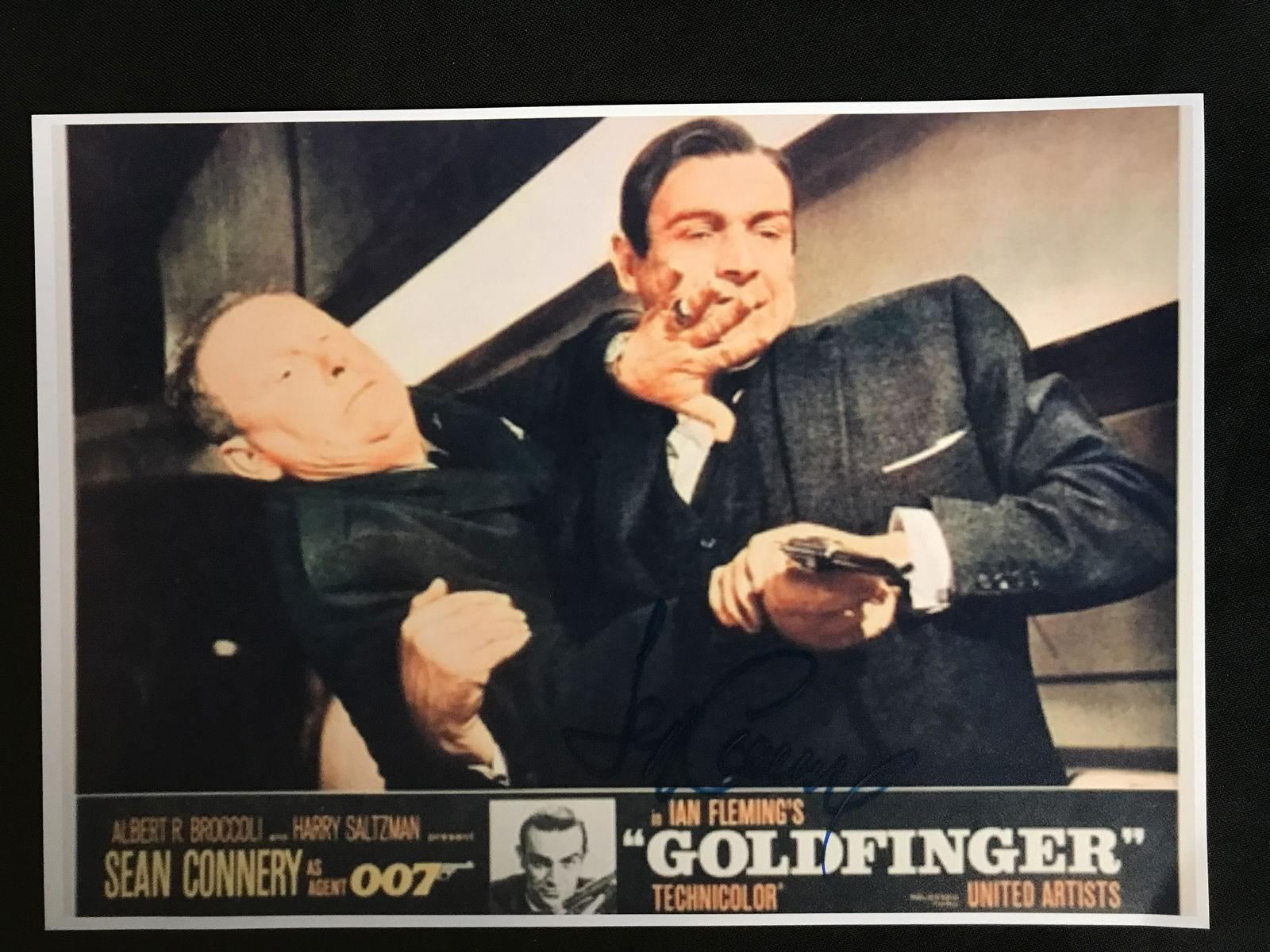 SEAN CONNERY SIGNED JAMES BOND GOLDFINGER 8 X 10 ( RA (1 of 3)
