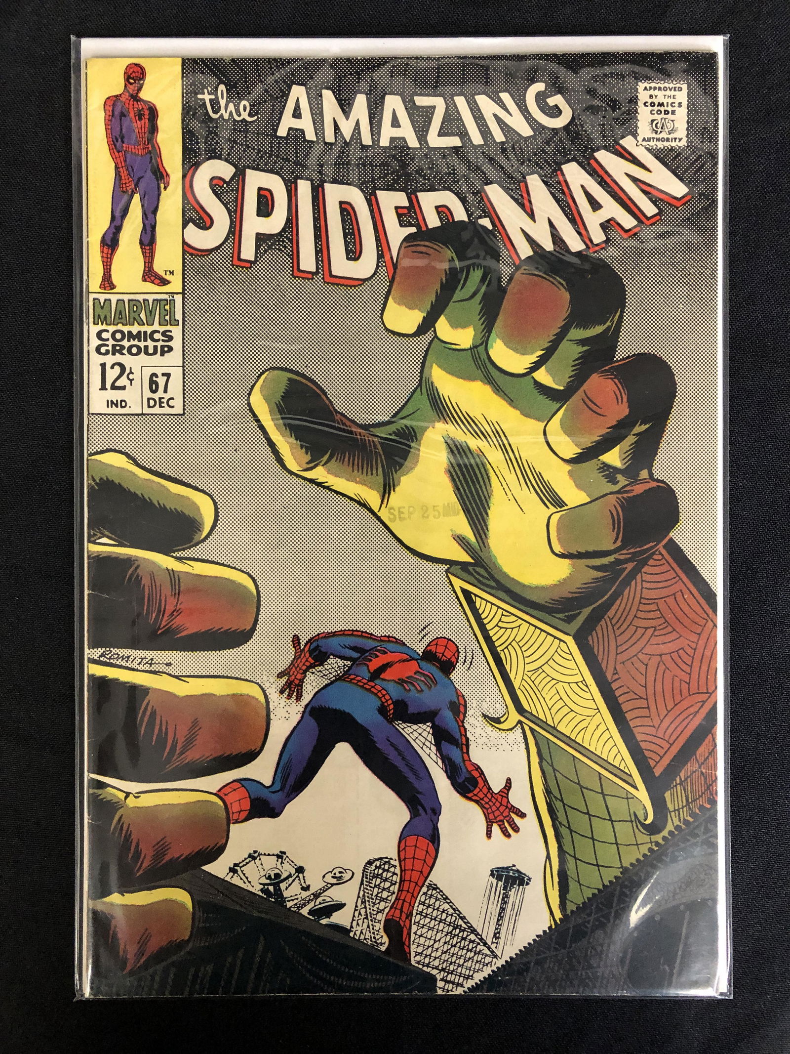 MARVEL COMICS THE AMAZING SPIDER-MAN NO. 67 (1 of 1)