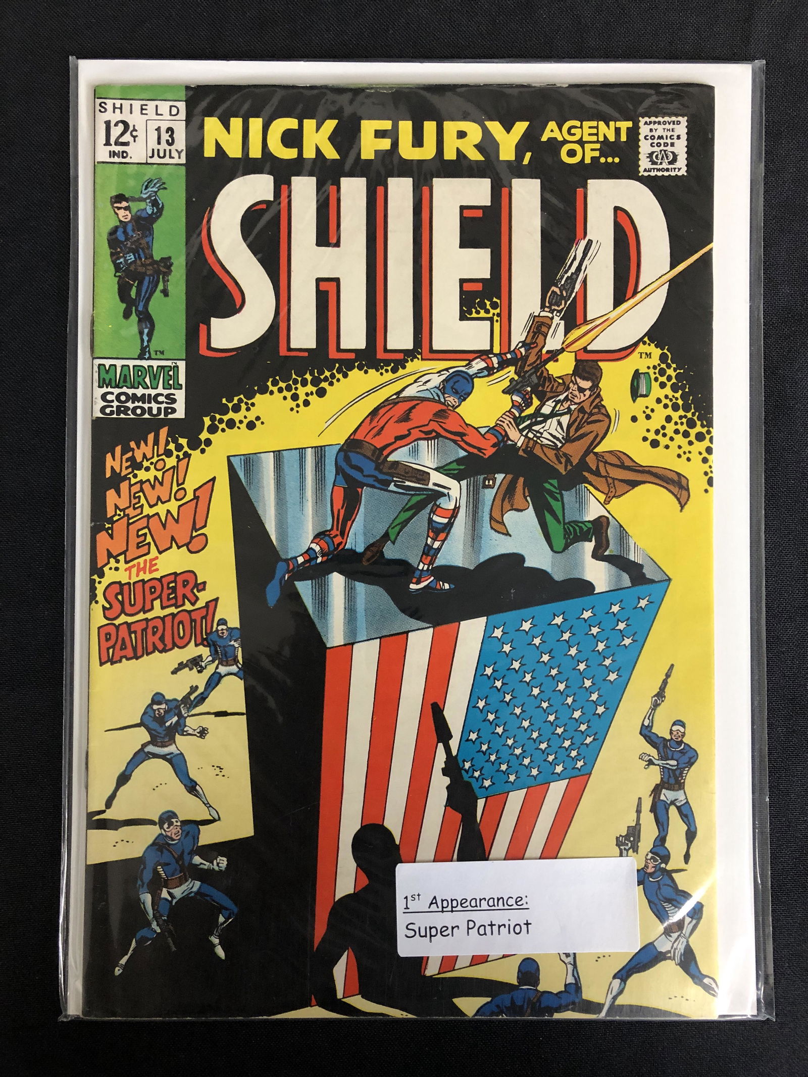 MARVEL COMICS NICK FURY SHIELD NO. 13 (1ST APP SUPER (1 of 1)