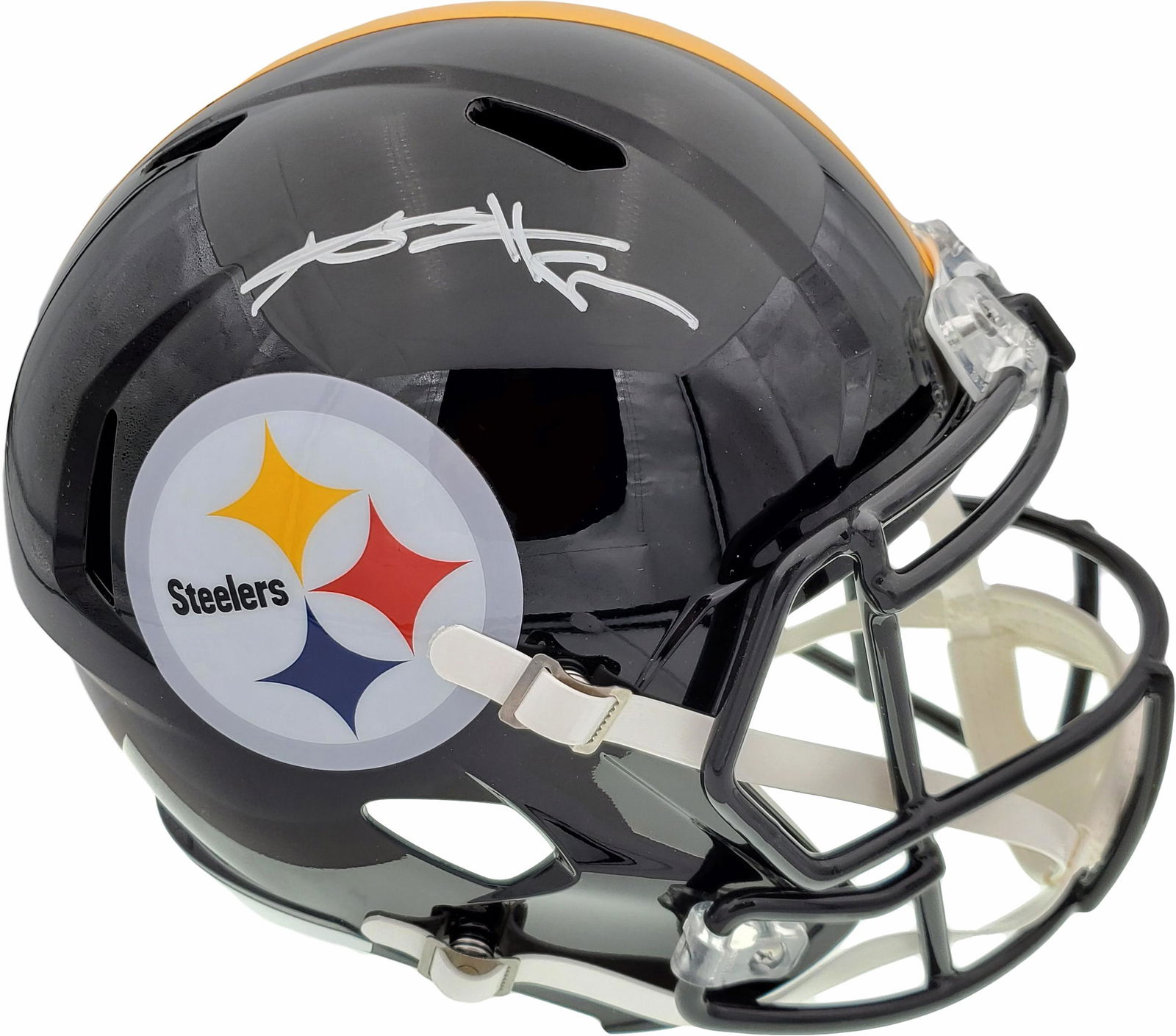 ANTONIO BROWN SIGNED PITTSBURG STEELERS FULL SIZE (1 of 3)