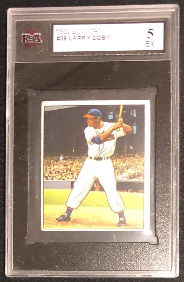 1950 BOWMAN BASEBALL NO. 39 LARRY DOBY ( KSA 5) (1 of 2)