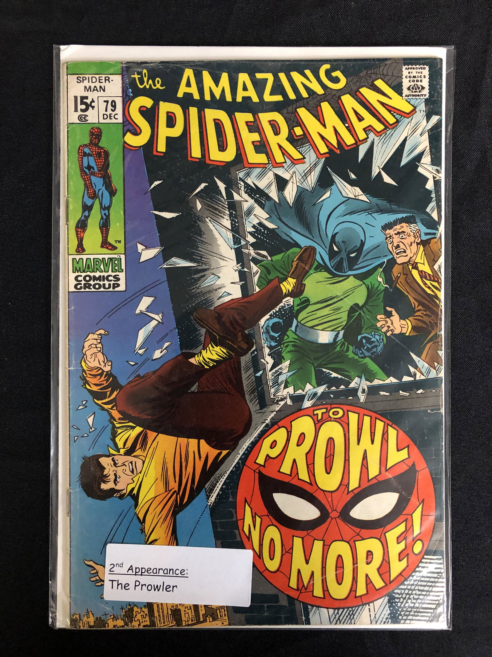 MARVEL COMICS THE AMAZING SPIDER-MAN NO.79 (1ST APP.: MARVEL COMICS THE AMAZING SPIDER-MAN NO.79 (1ST APP. PROWLER)