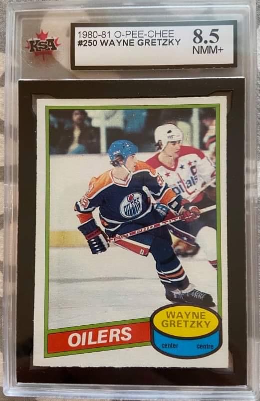 1980 OPC WAYNE GRETZKY ROOKIE CARD (KSA 8.5) (1 of 2)