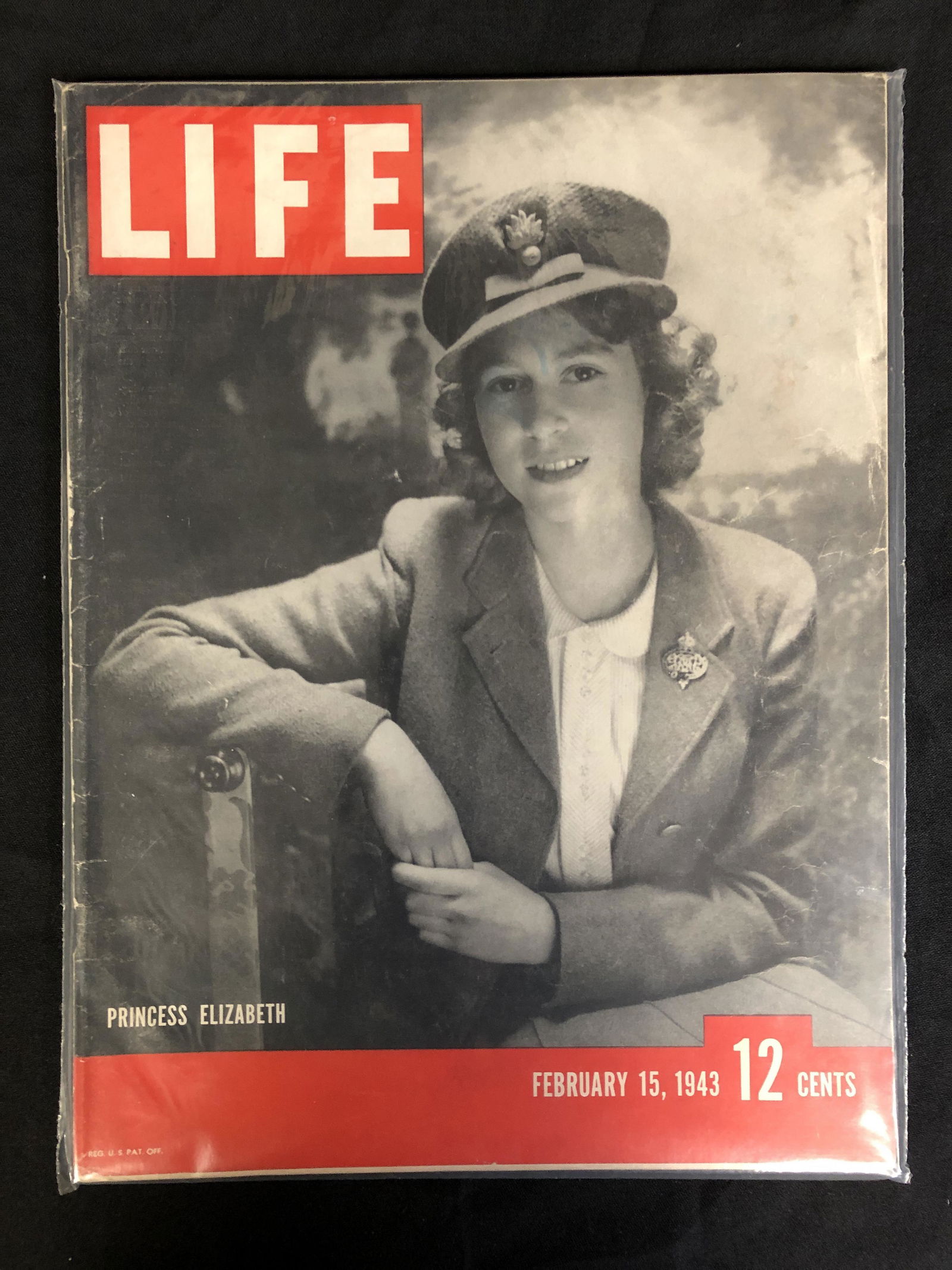 1943 LIFE MAGAZINE PRINCESS ELIZABETH COVER (1 of 1)