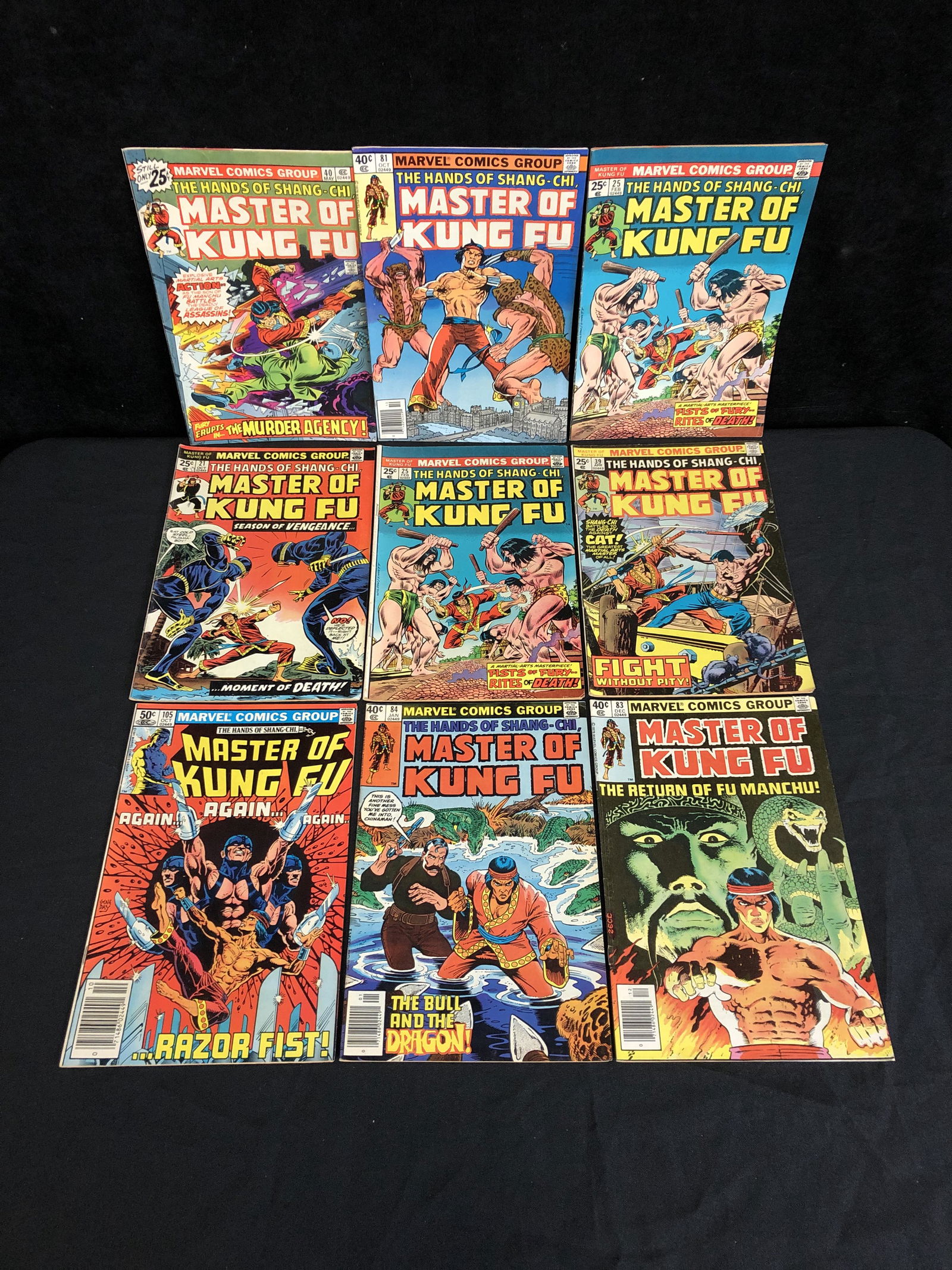 MASTERS OF KUN-FU (SHANG SHI) COMIC BOOK LOT (1 of 1)