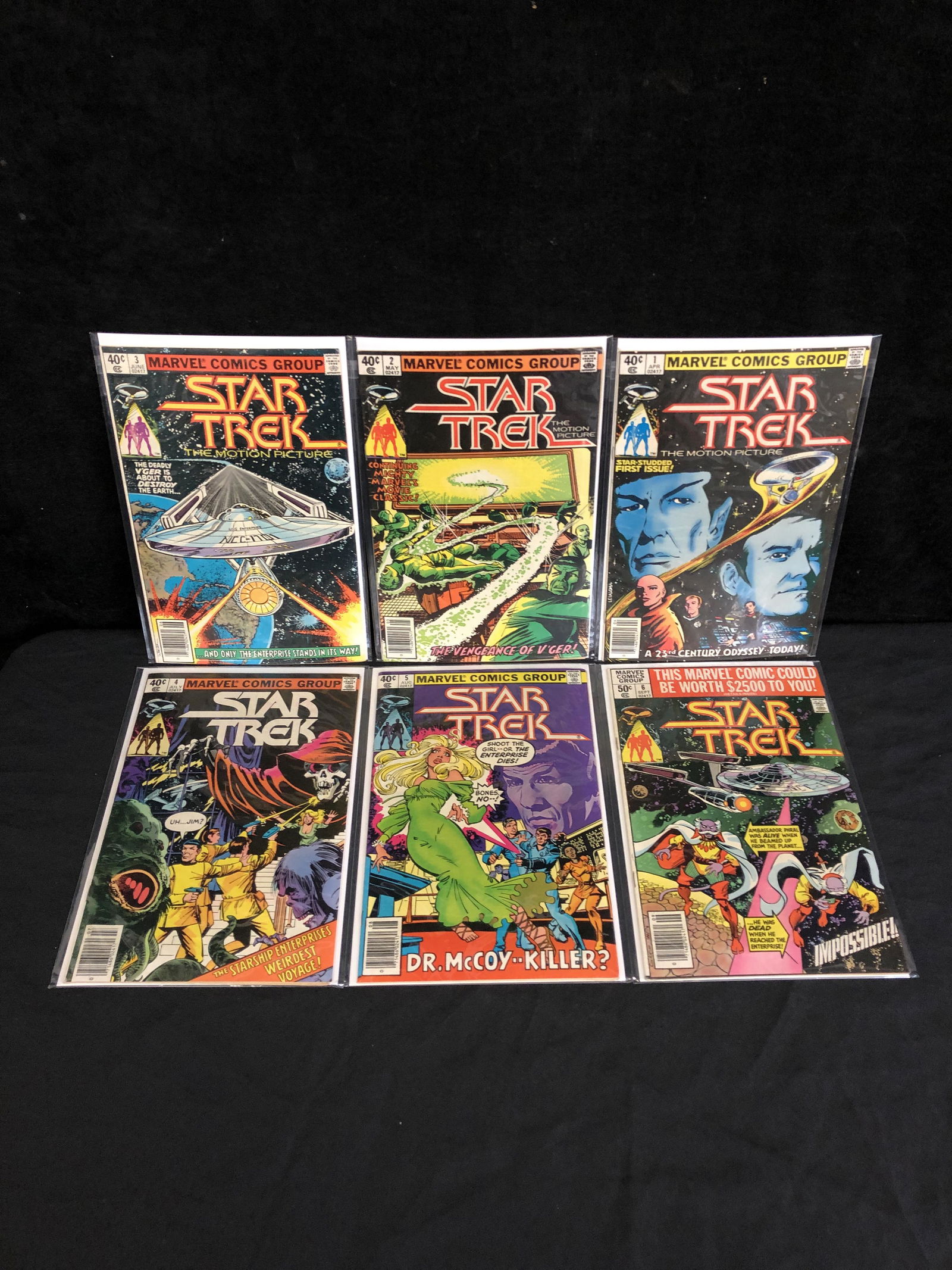 MARVEL COMICS STAR TREK COMIC BOOK LOT (1 of 1)