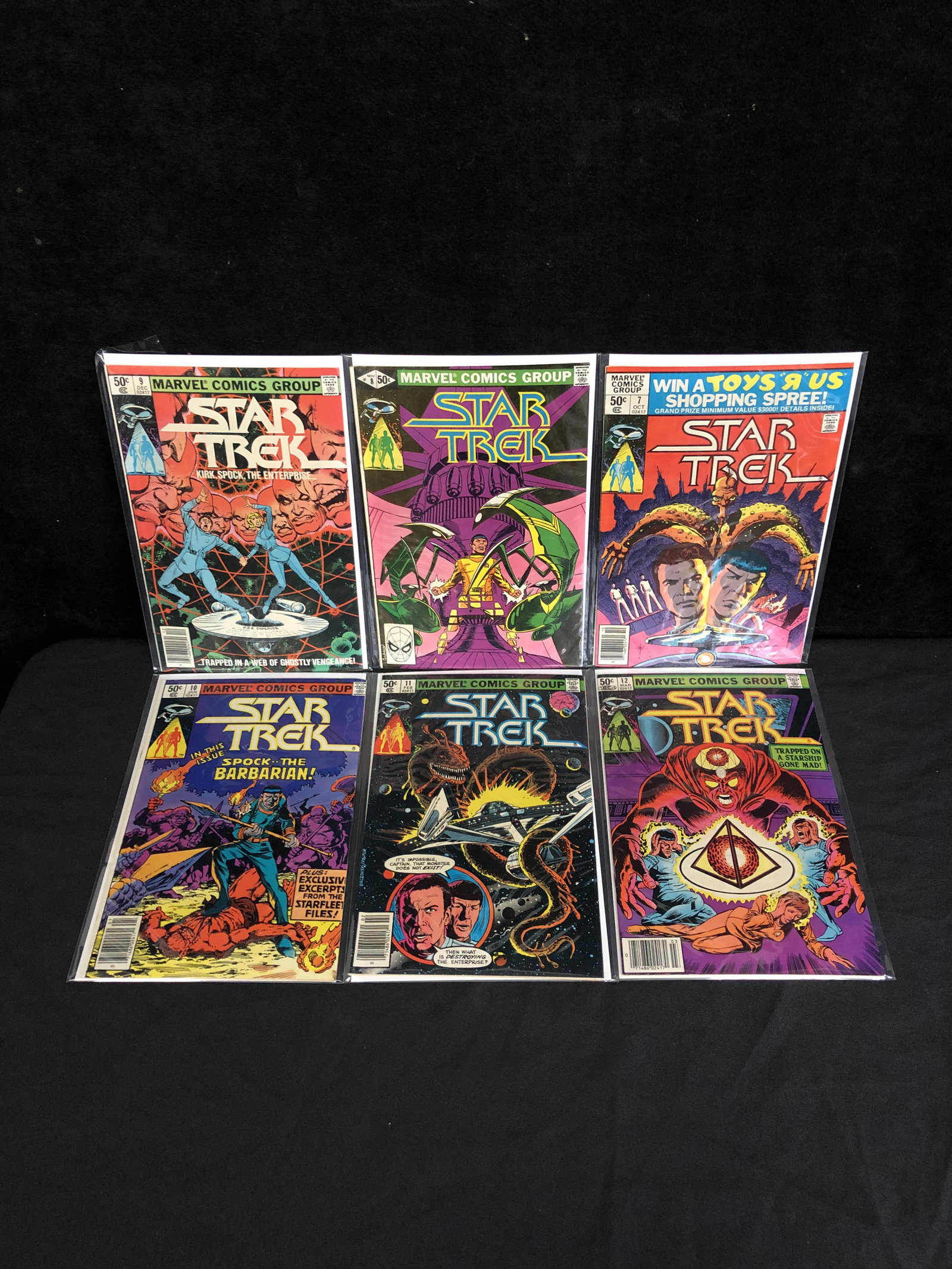 MARVEL COMICS STAR TREK COMIC BOOK LOT (1 of 1)