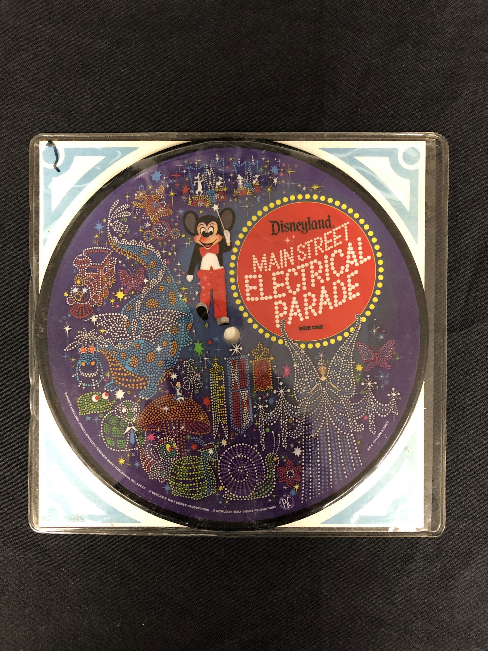 SEALED VINTAGE DISNEY PICTURE DISC RECORD (MAINSTREET (1 of 2)