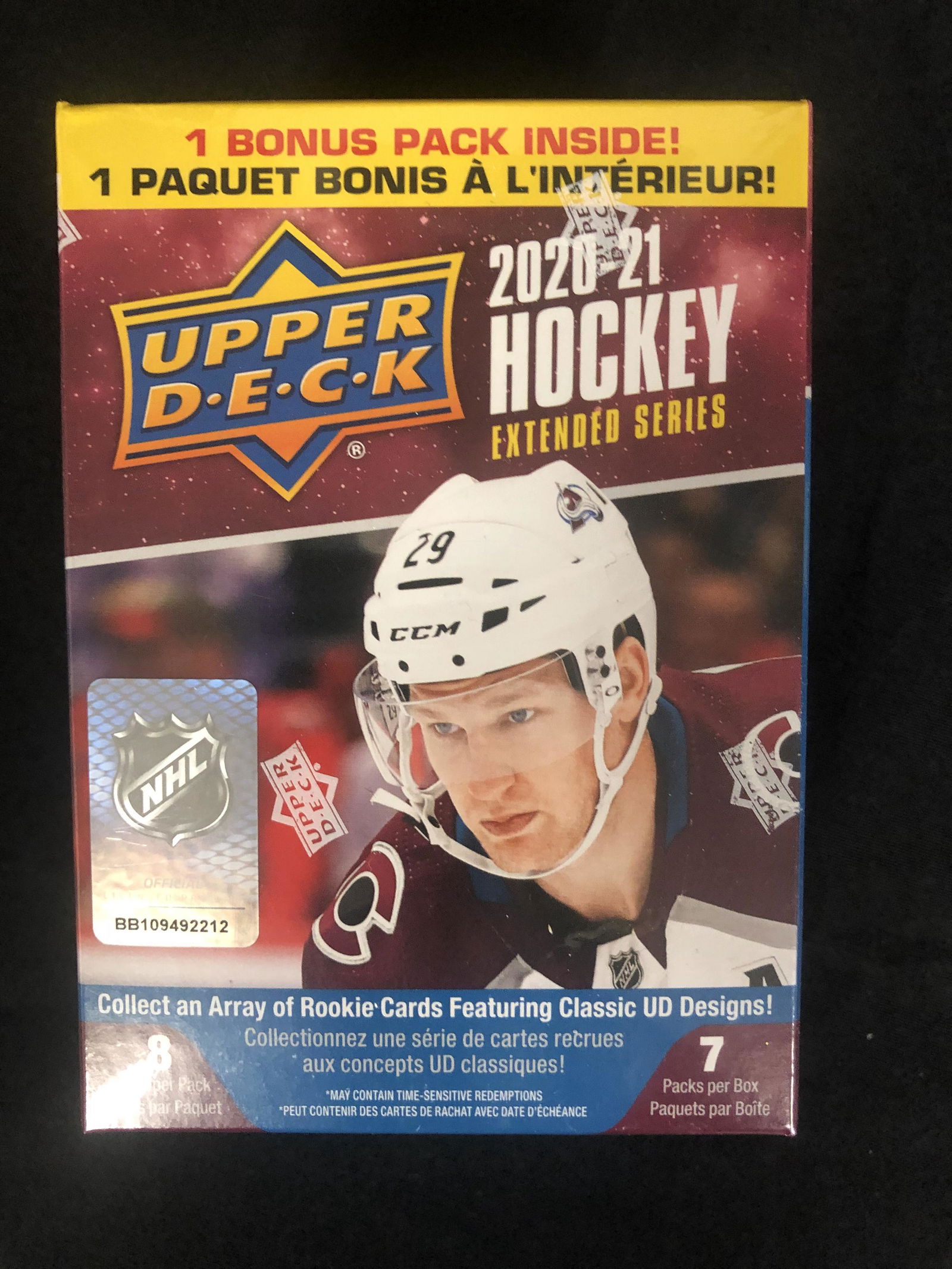 SEALED UPPER DECK EXTENDED 2020-21 BLASTER BOX (1 of 1)