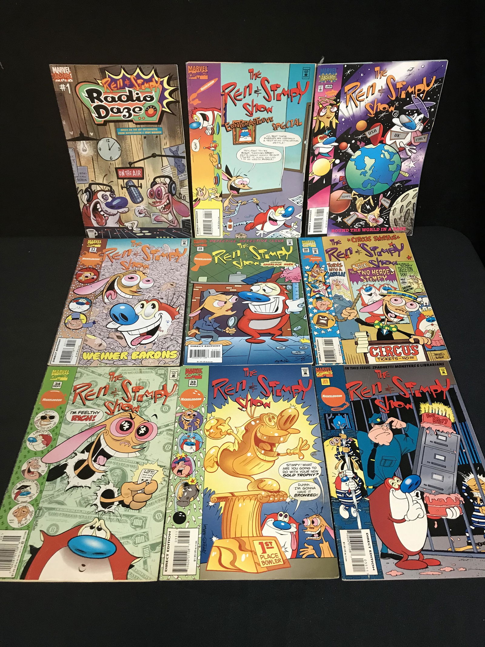 THE REN & STIMPY SHOW COMIC BOOK LOT (MARVEL COMICS) (1 of 1)