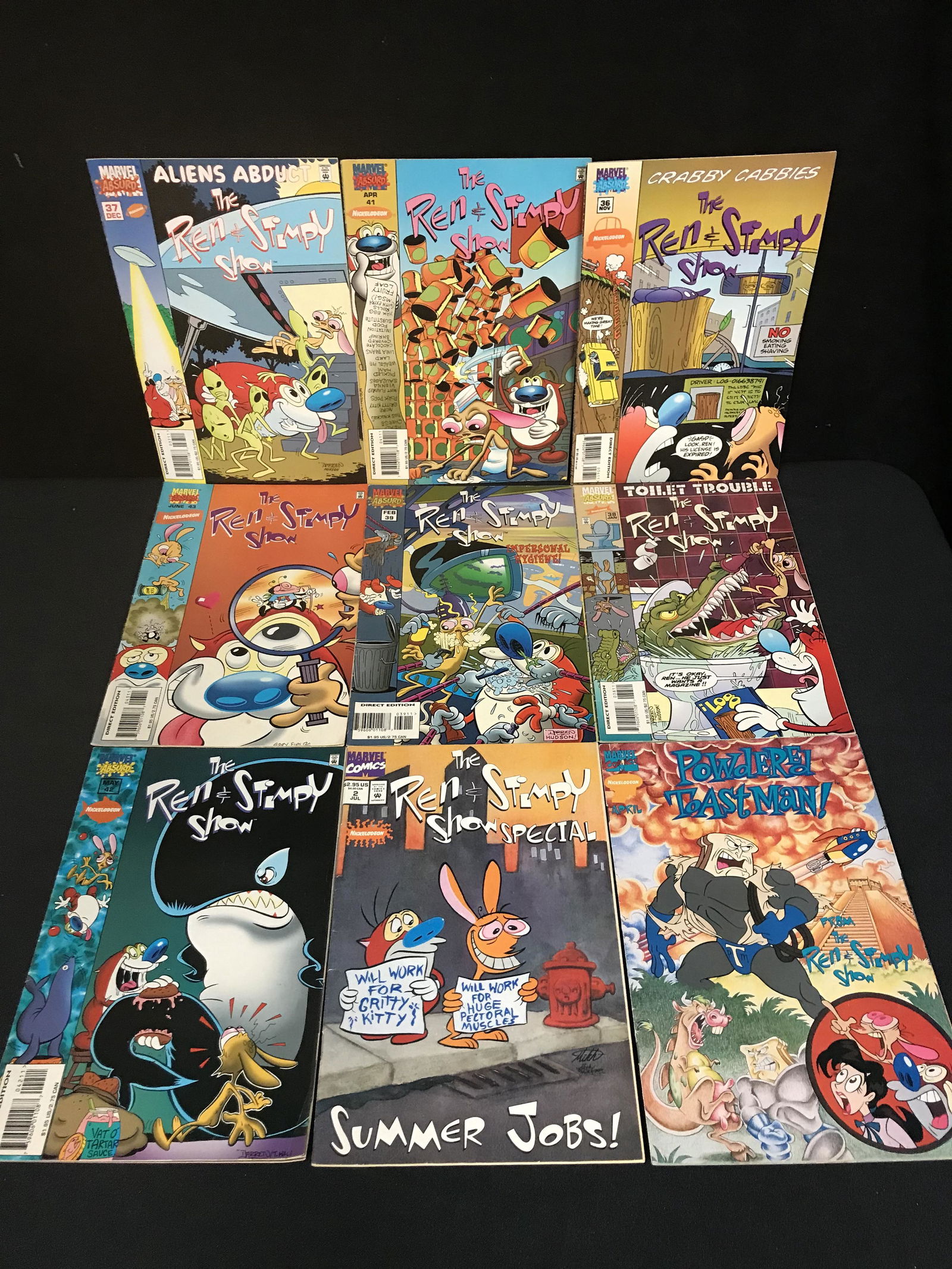 THE REN & STIMPY SHOW COMIC BOOK LOT (MARVEL COMICS) (1 of 1)