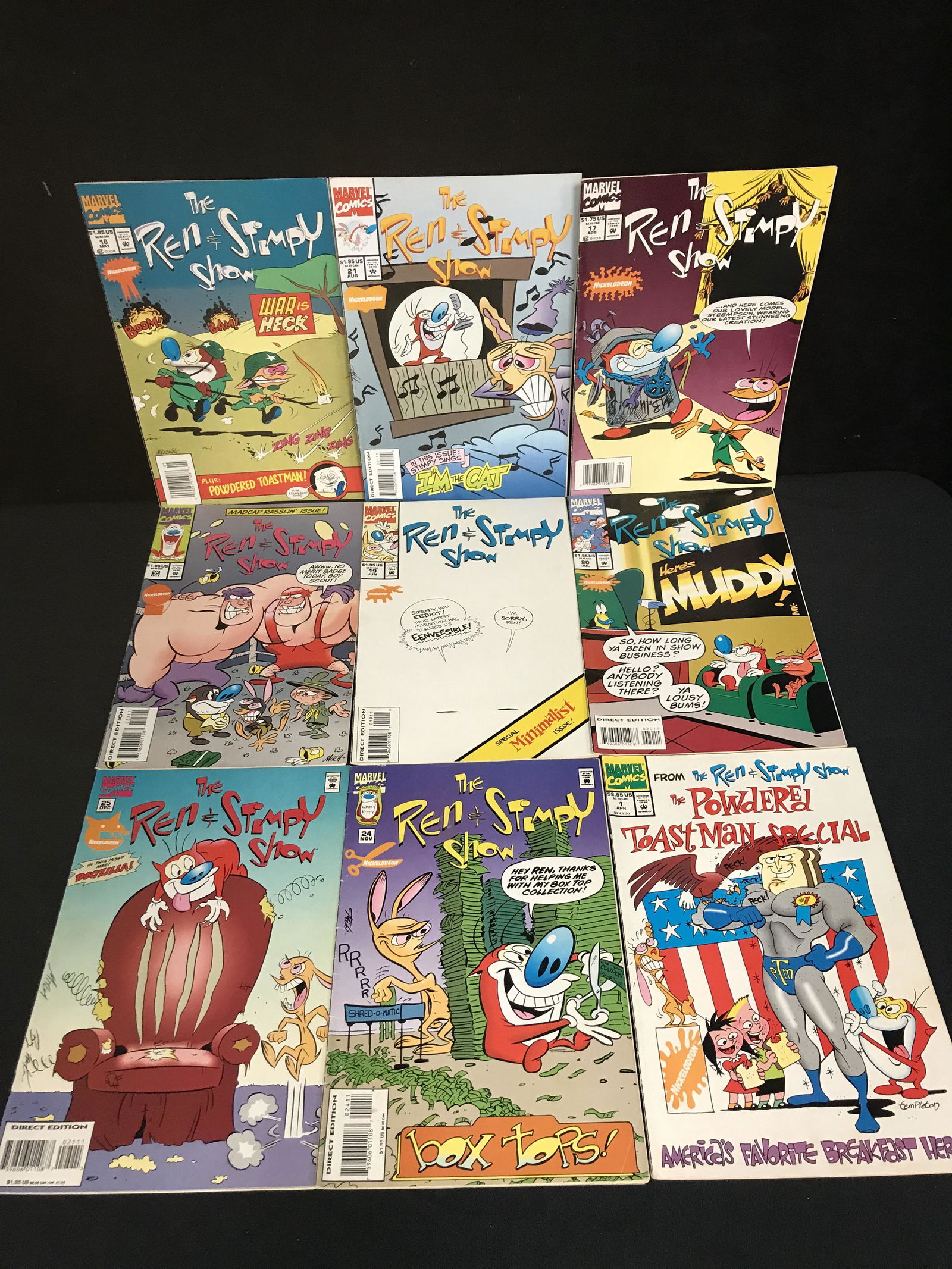 THE REN & STIMPY SHOW COMIC BOOK LOT (MARVEL COMICS) (1 of 1)