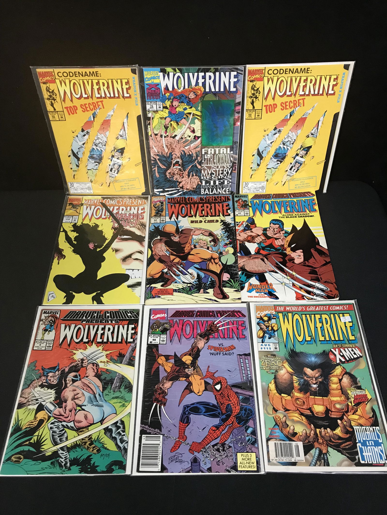 VARIOUS WOLVERINE COMIC BOOK LOT (MARVEL COMICS) (1 of 1)