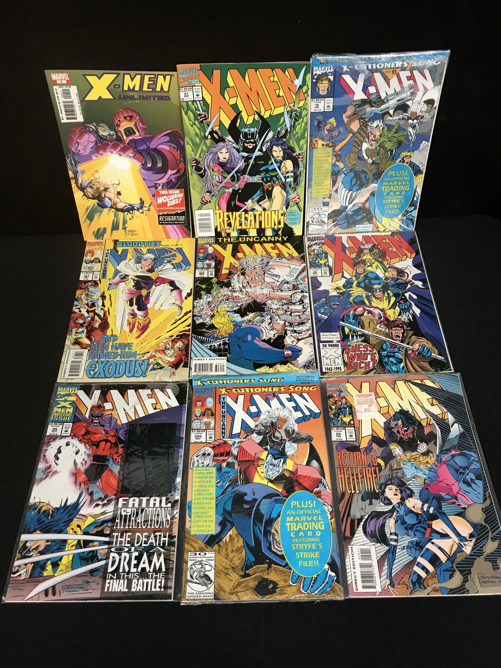 VARIOUS X-MEN COMIC BOOK LOT (MARVEL COMICS) (1 of 1)